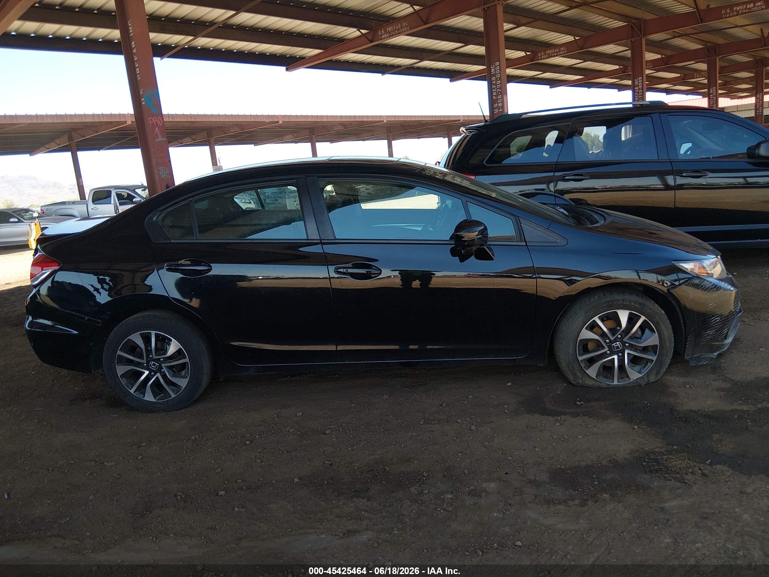 2015 Honda Civic Ex Black vin: 19XFB2F88FE117435