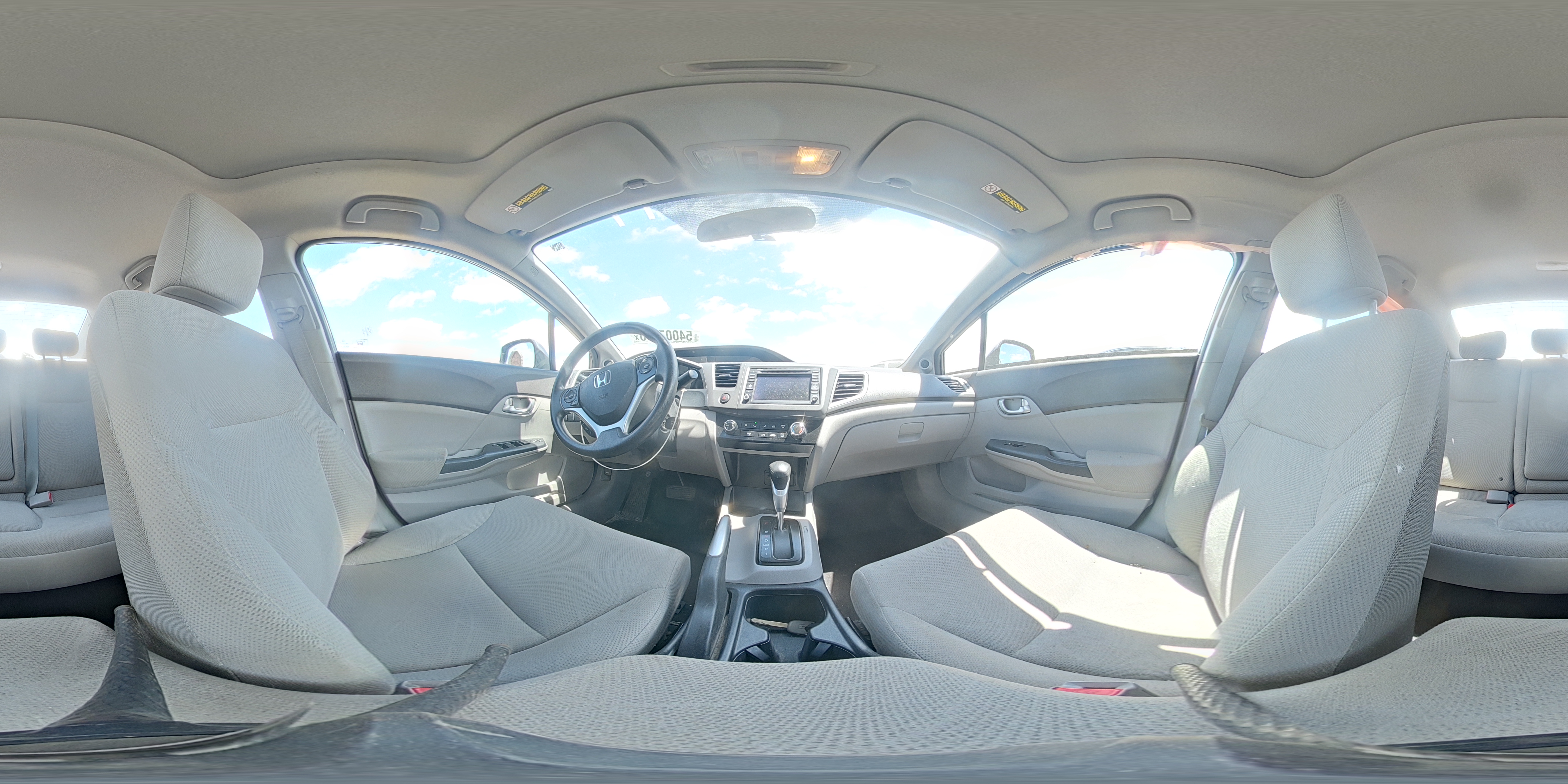 2012 Honda Civic Ex Gray vin: 19XFB2F89CE038285