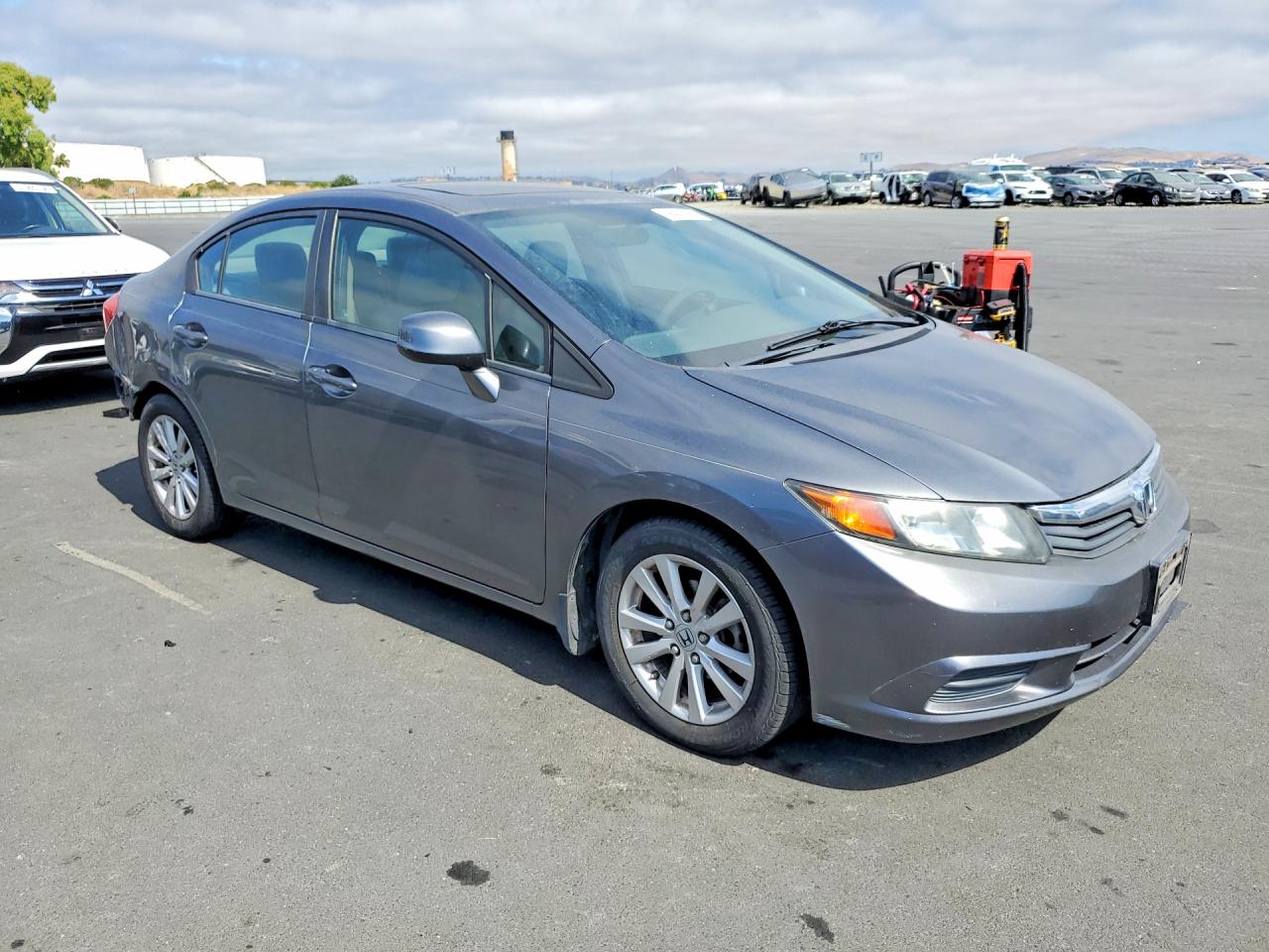 2012 Honda Civic Ex Gray vin: 19XFB2F89CE048962