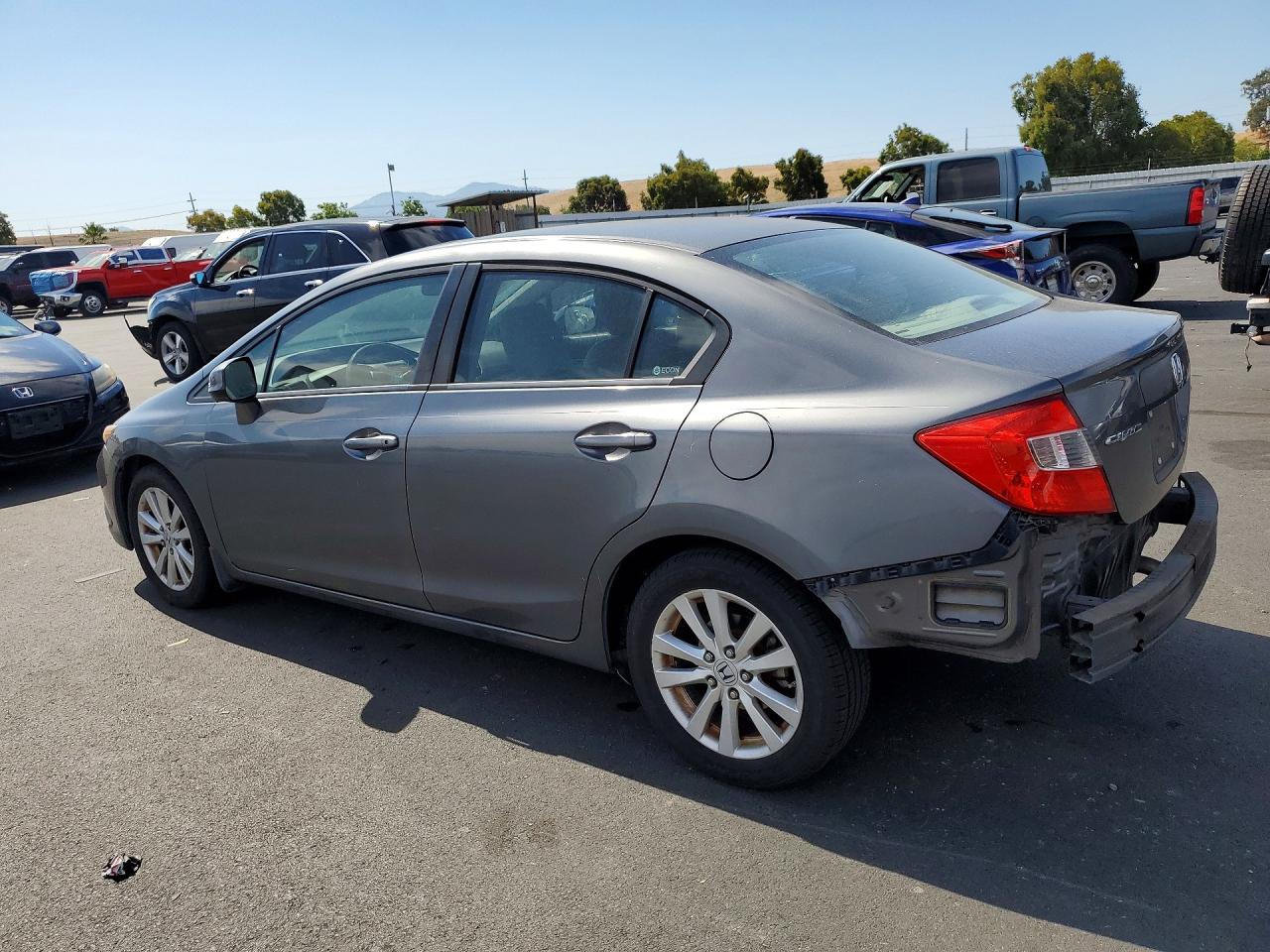 2012 Honda Civic Ex Gray vin: 19XFB2F89CE048962