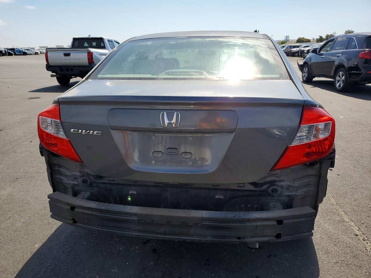 2012 Honda Civic Ex Gray vin: 19XFB2F89CE048962
