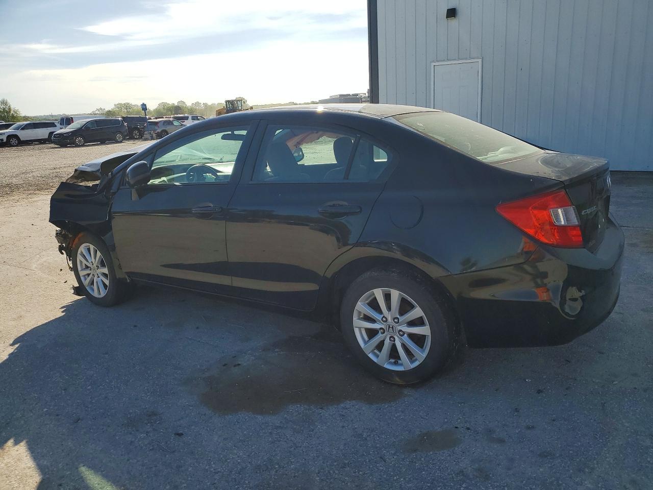 2012 Honda Civic Ex Black vin: 19XFB2F89CE050050
