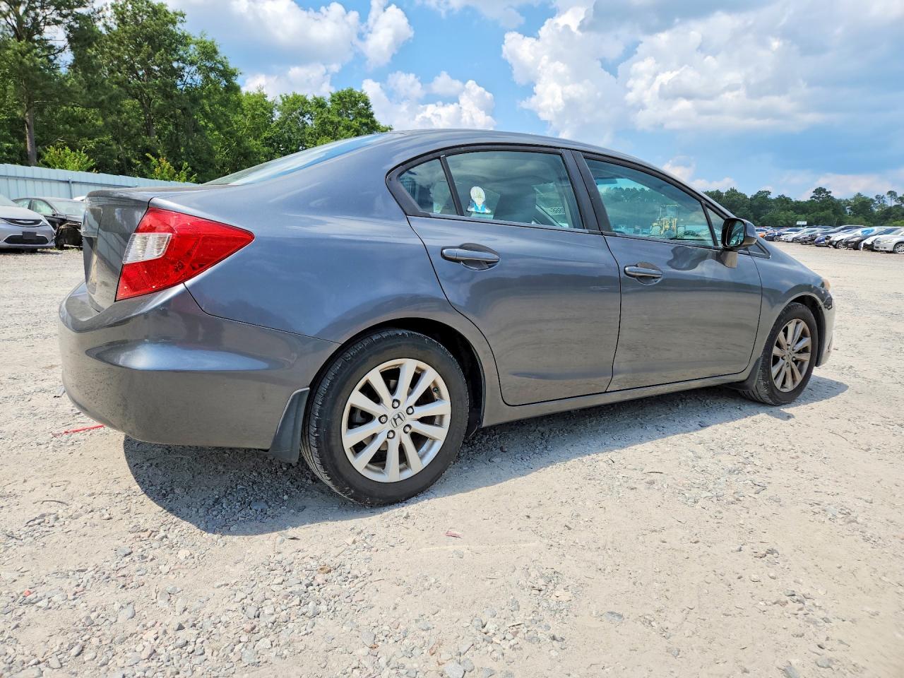 2012 Honda Civic Ex Charcoal vin: 19XFB2F89CE067396