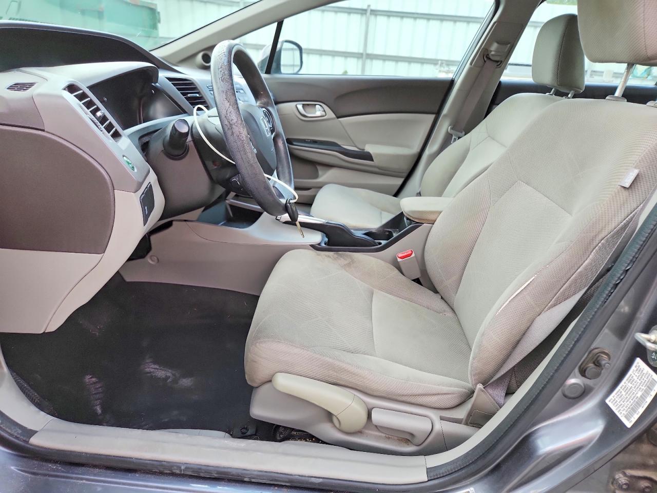 2012 Honda Civic Ex Charcoal vin: 19XFB2F89CE067396