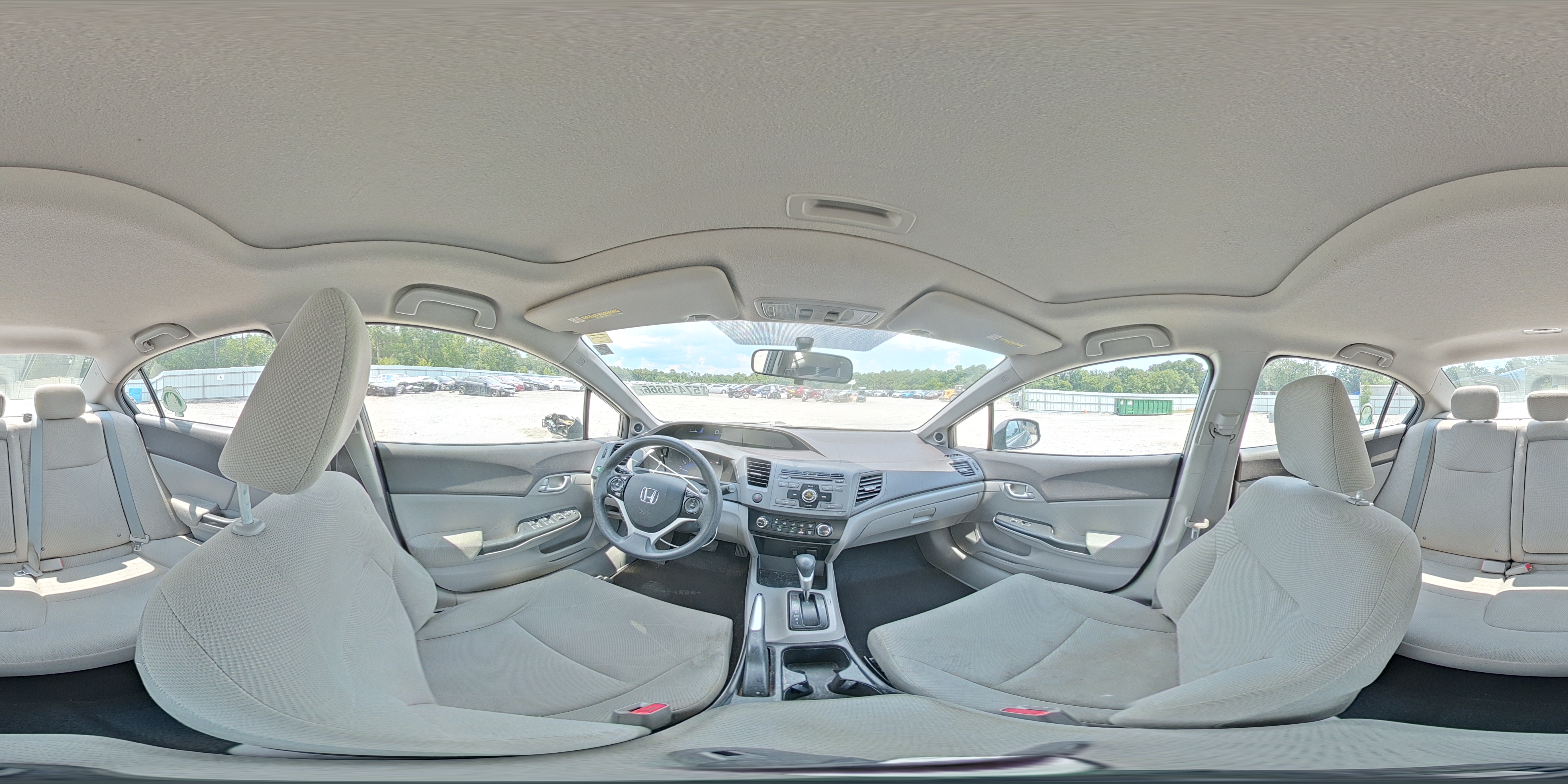 2012 Honda Civic Ex Charcoal vin: 19XFB2F89CE067396