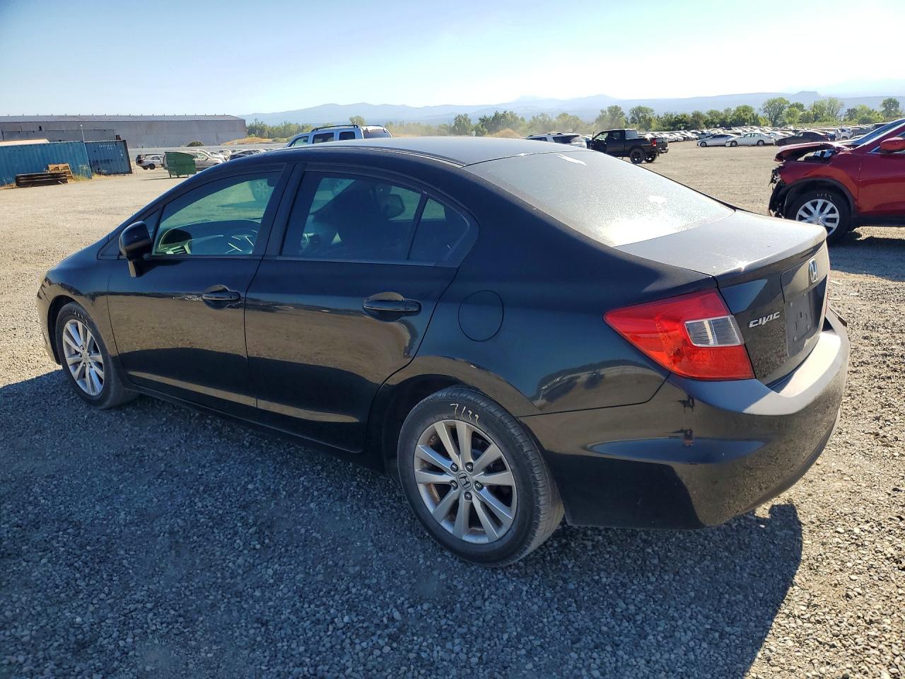 2012 Honda Civic Ex Black vin: 19XFB2F89CE306591