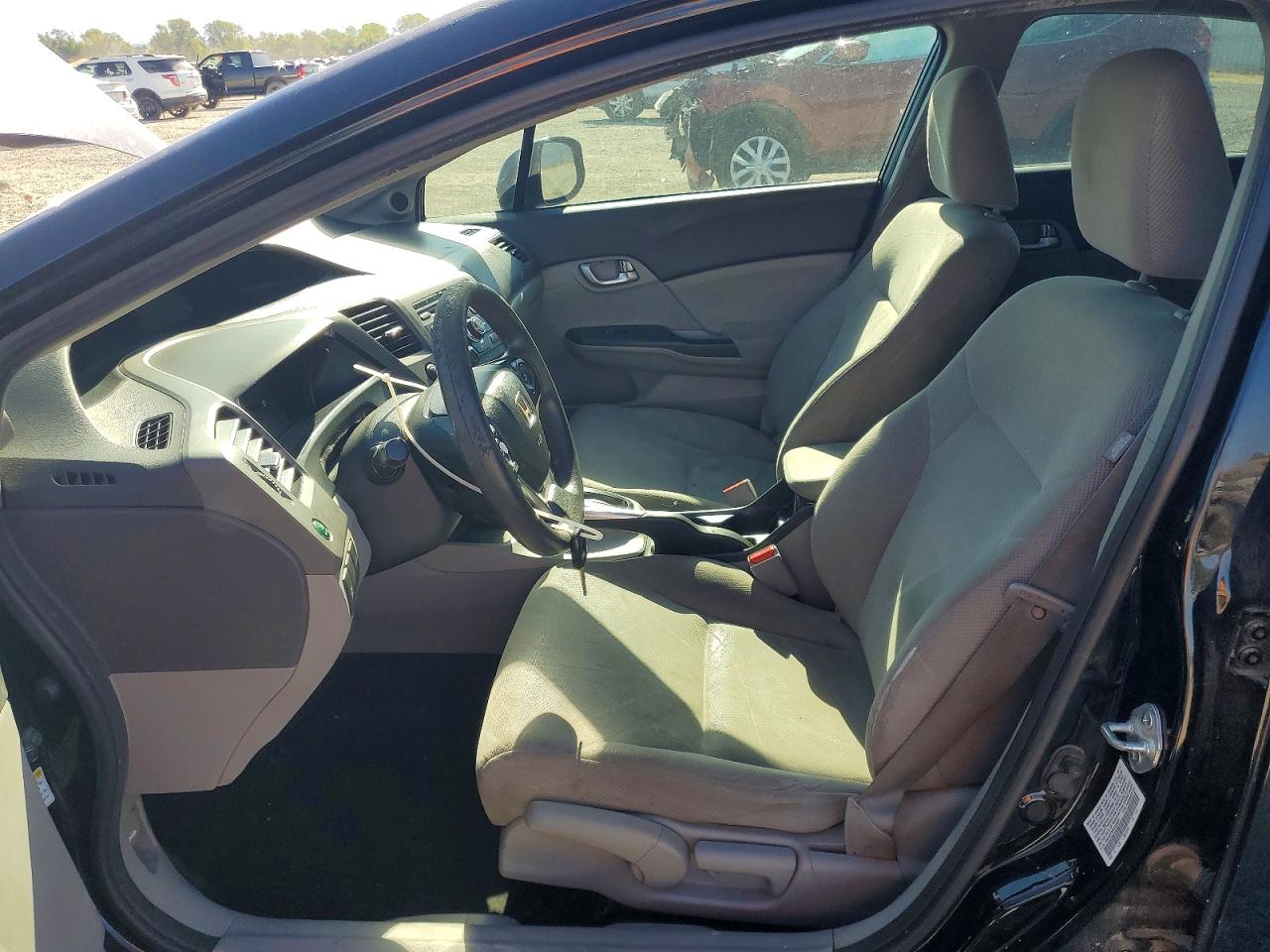 2012 Honda Civic Ex Black vin: 19XFB2F89CE306591