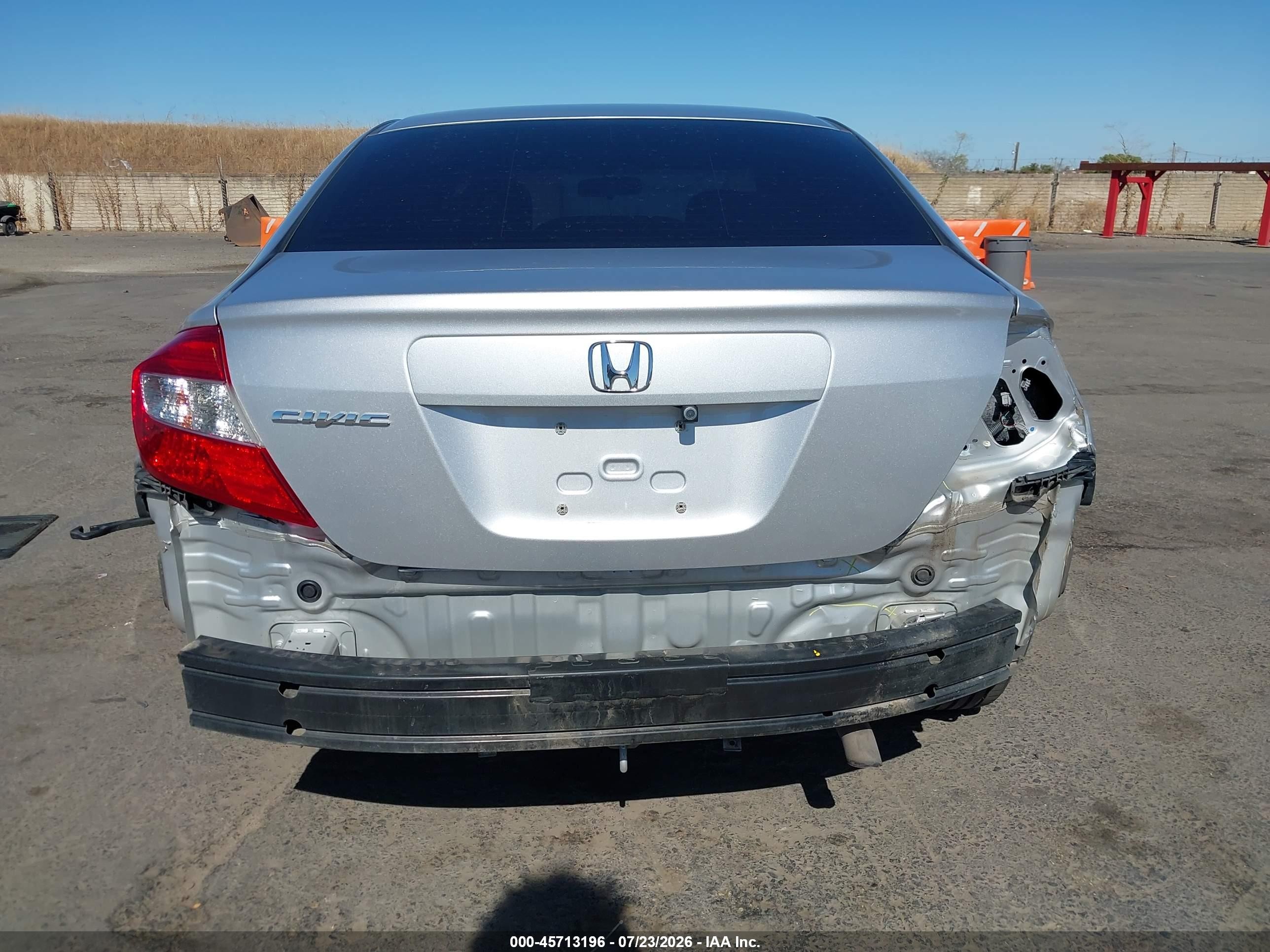 2012 Honda Civic Ex Silver vin: 19XFB2F89CE312813