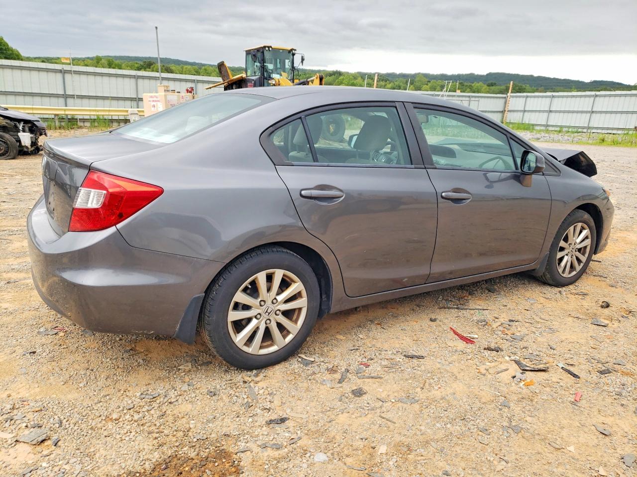 2012 Honda Civic Ex Gray vin: 19XFB2F89CE312925