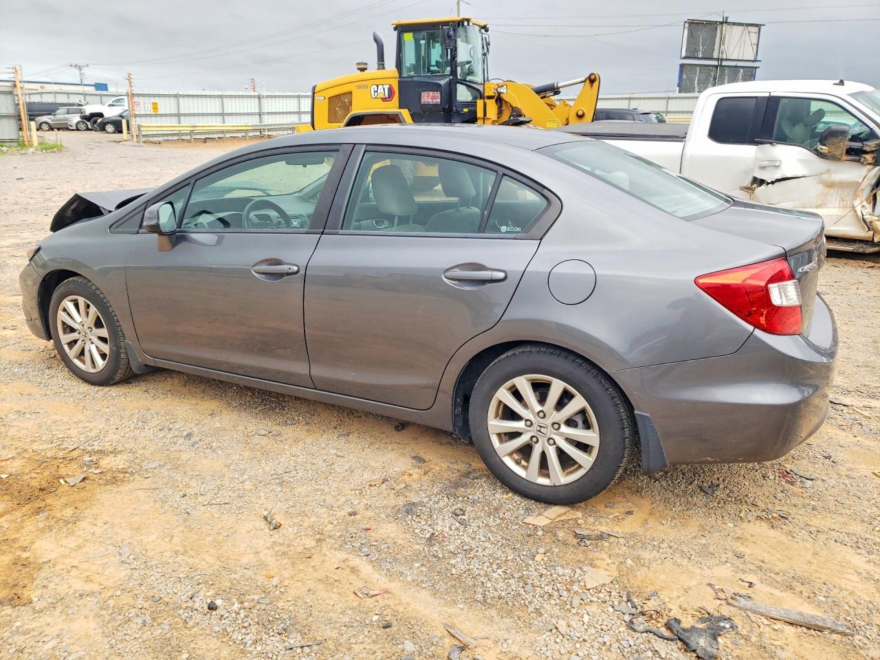 2012 Honda Civic Ex Gray vin: 19XFB2F89CE312925