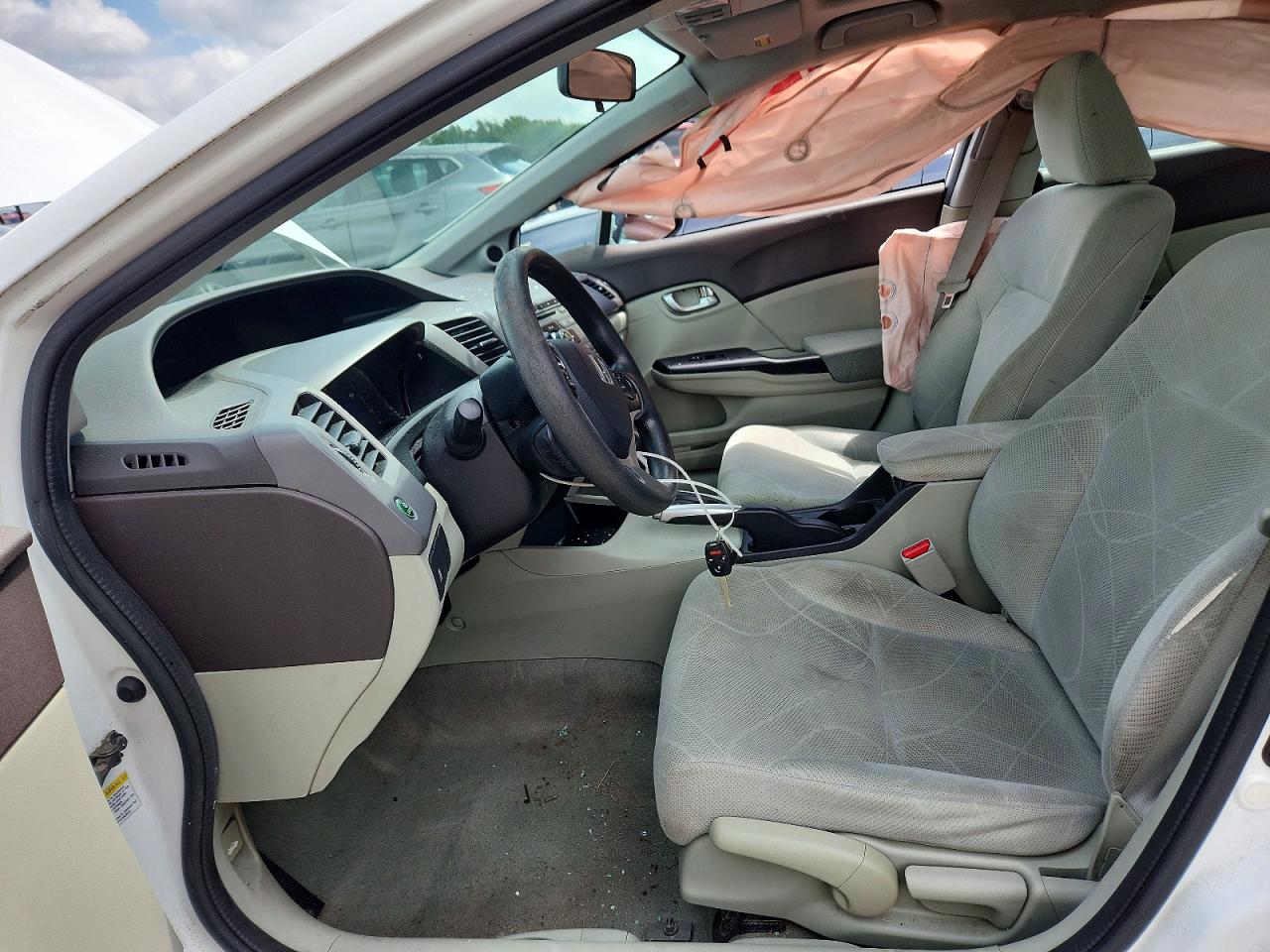 2012 Honda Civic Ex Белый vin: 19XFB2F89CE359016