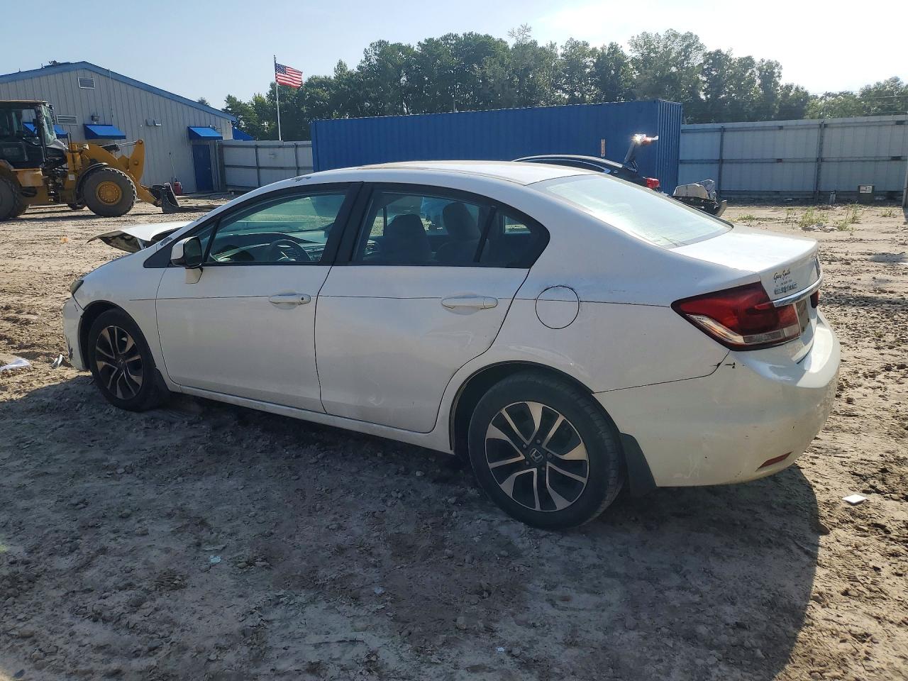 2013 Honda Civic Ex White vin: 19XFB2F89DE024209