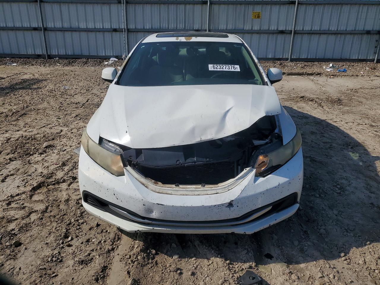 2013 Honda Civic Ex White vin: 19XFB2F89DE024209