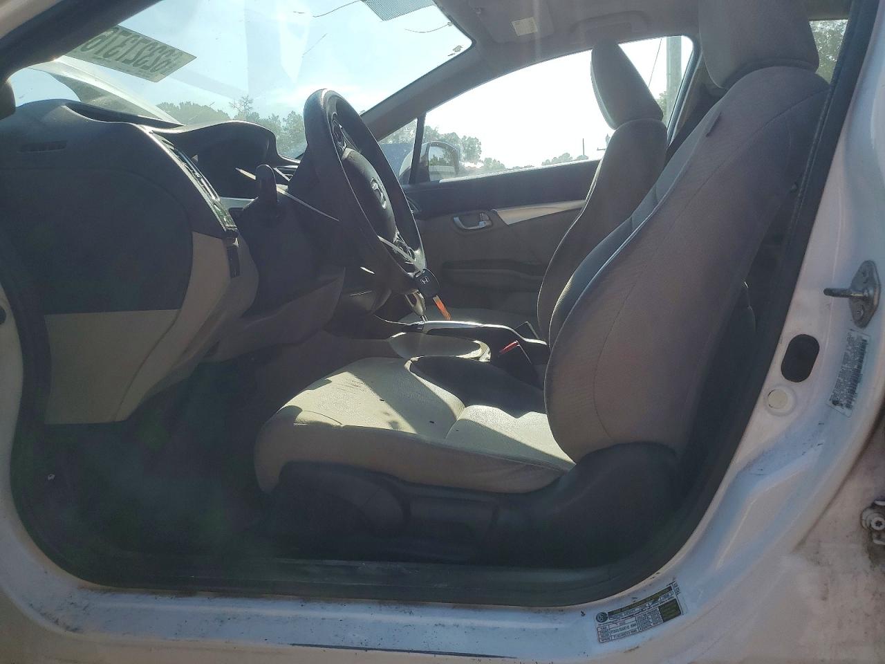 2013 Honda Civic Ex White vin: 19XFB2F89DE024209