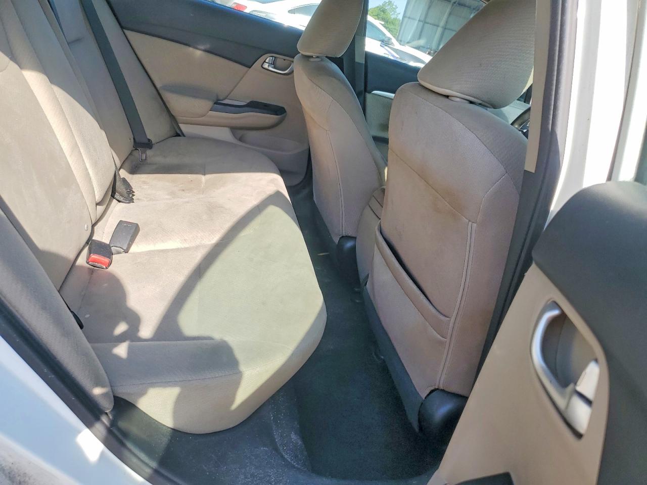 2013 Honda Civic Ex White vin: 19XFB2F89DE024209