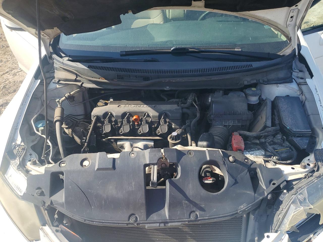 2013 Honda Civic Ex White vin: 19XFB2F89DE024209