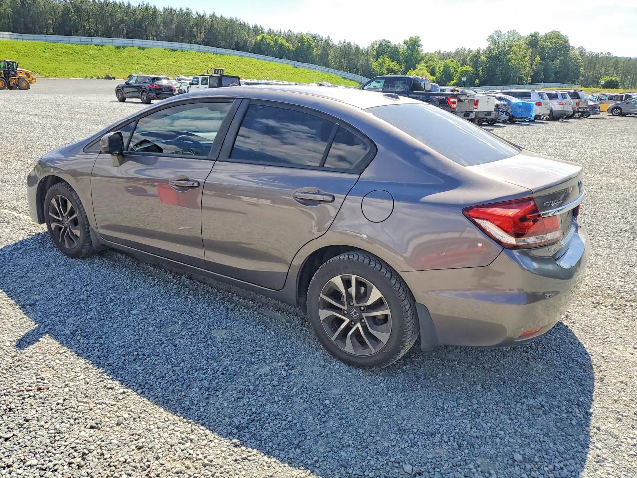 2013 Honda Civic Ex Silver vin: 19XFB2F89DE031516