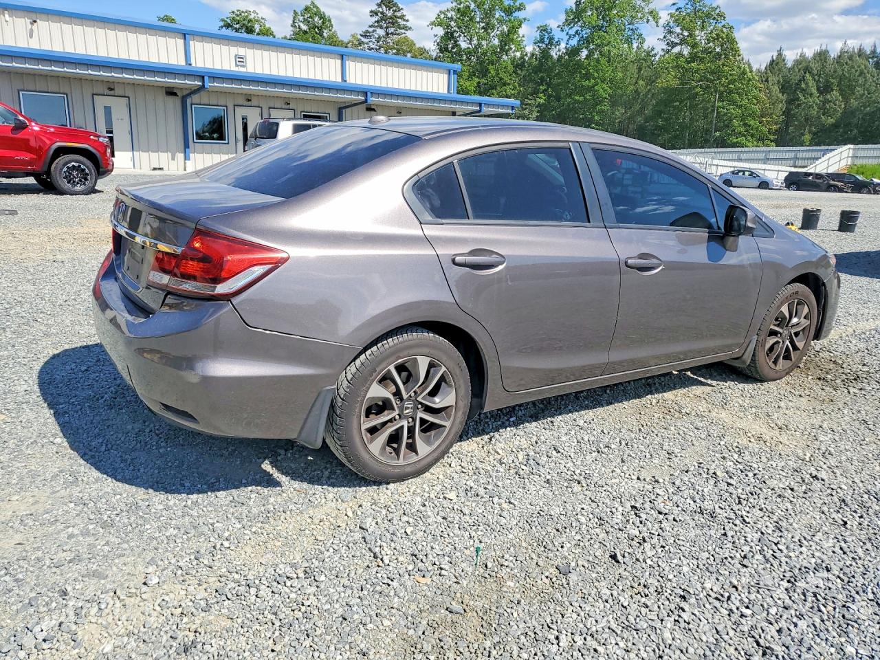 2013 Honda Civic Ex Silver vin: 19XFB2F89DE031516