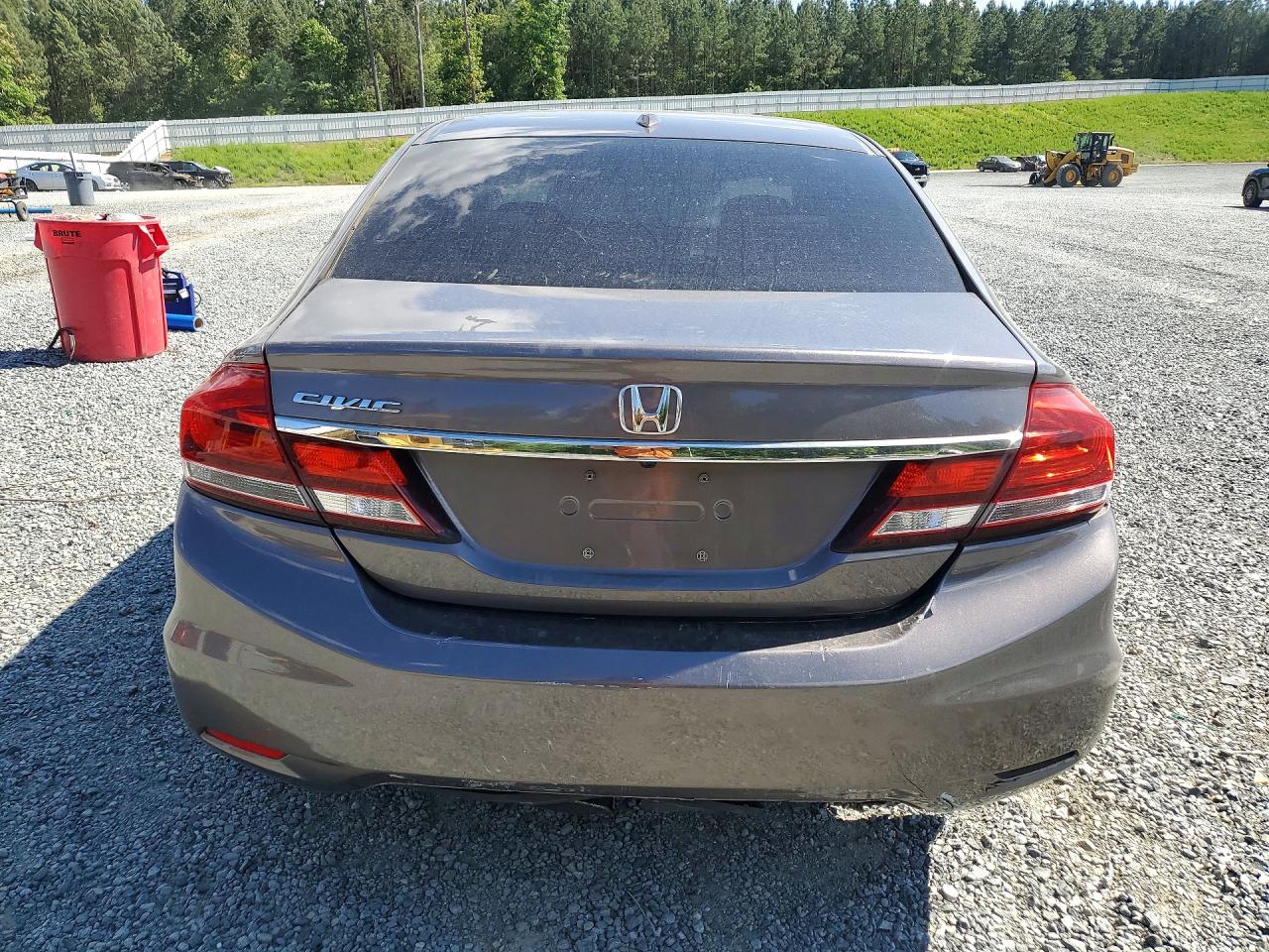 2013 Honda Civic Ex Silver vin: 19XFB2F89DE031516