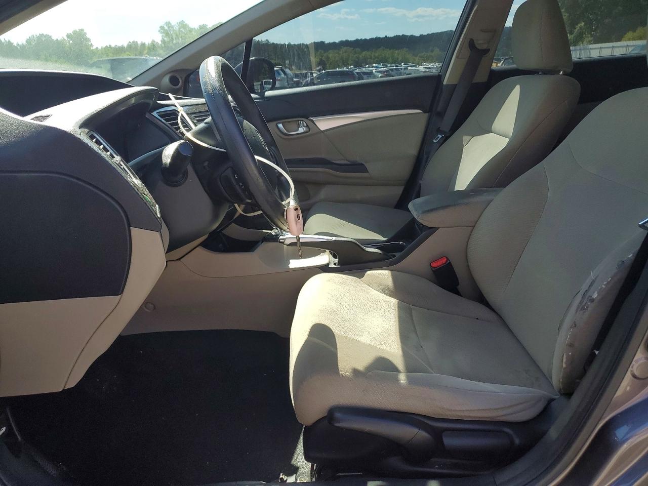 2013 Honda Civic Ex Silver vin: 19XFB2F89DE031516