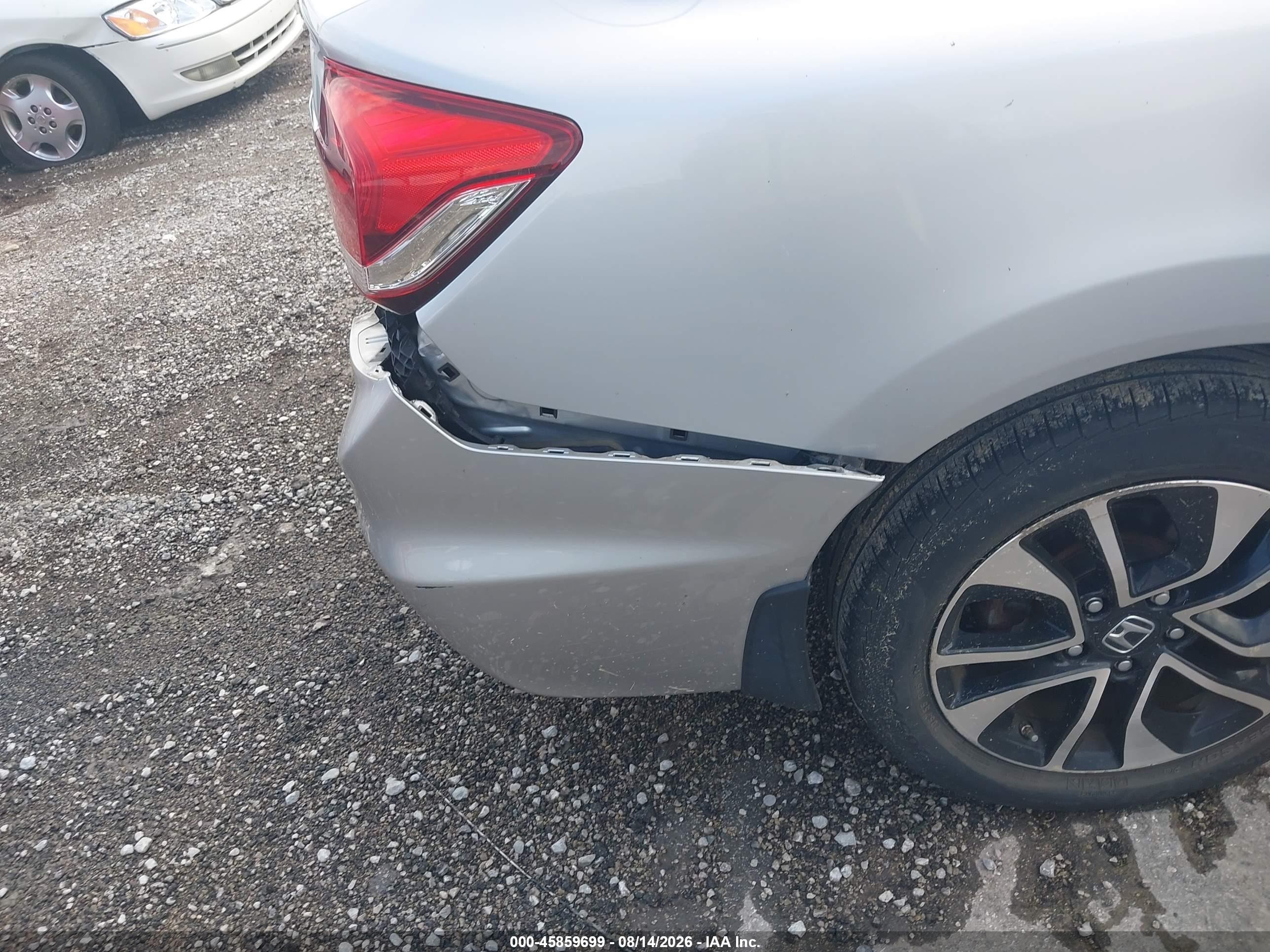 2013 Honda Civic Ex Silver vin: 19XFB2F89DE038756