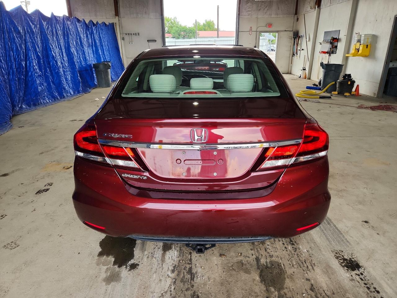2013 Honda Civic Ex Burgundy vin: 19XFB2F89DE046775