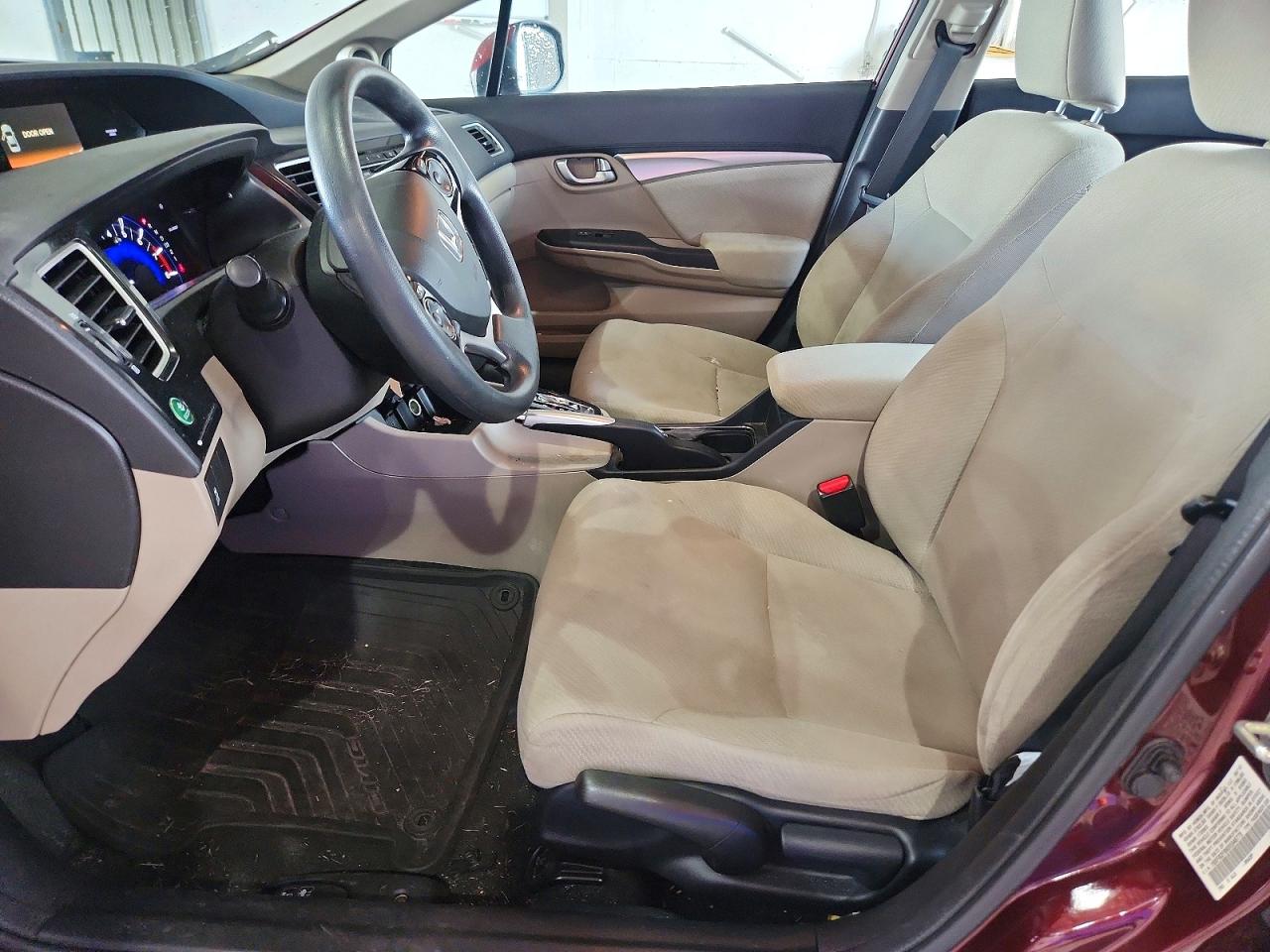 2013 Honda Civic Ex Burgundy vin: 19XFB2F89DE046775