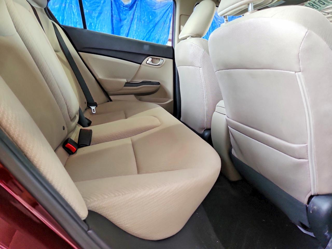 2013 Honda Civic Ex Burgundy vin: 19XFB2F89DE046775