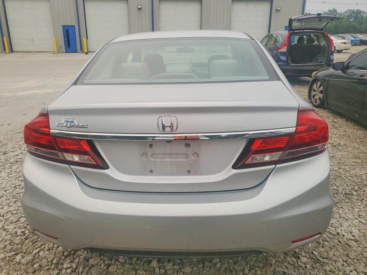 2013 Honda Civic Ex Silver vin: 19XFB2F89DE053516