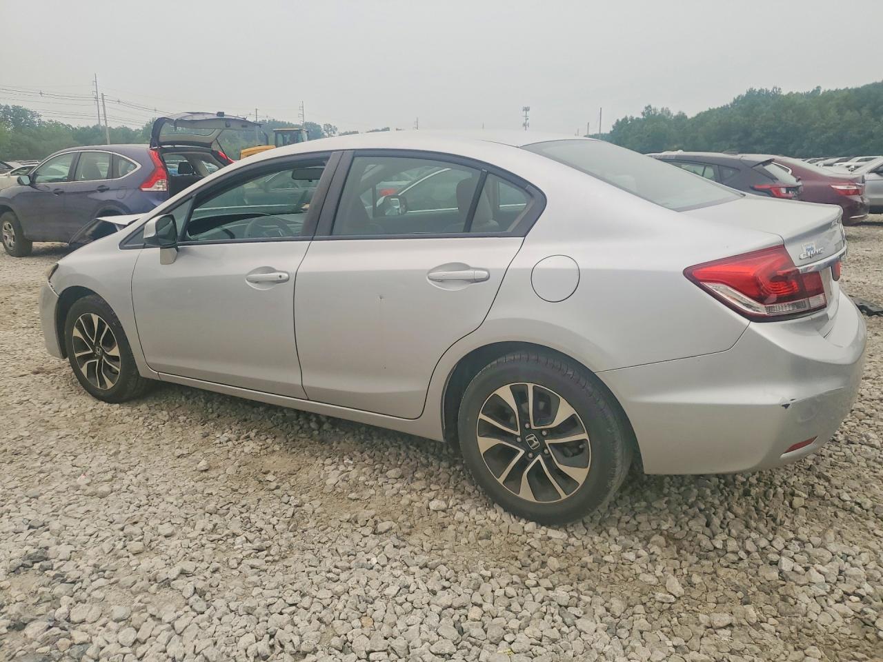 2013 Honda Civic Ex Silver vin: 19XFB2F89DE053516