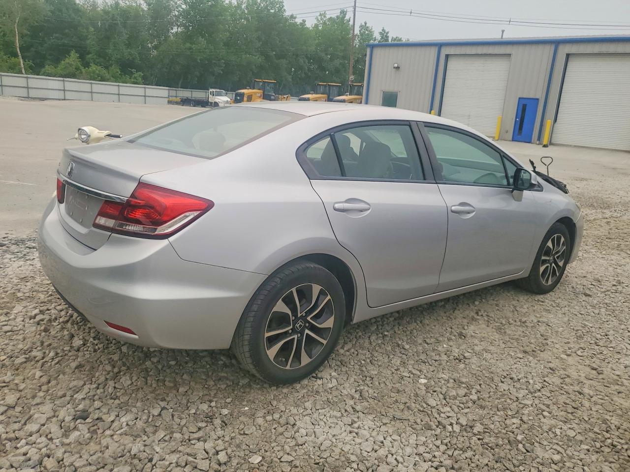 2013 Honda Civic Ex Silver vin: 19XFB2F89DE053516