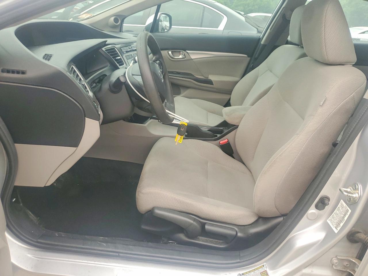 2013 Honda Civic Ex Silver vin: 19XFB2F89DE053516