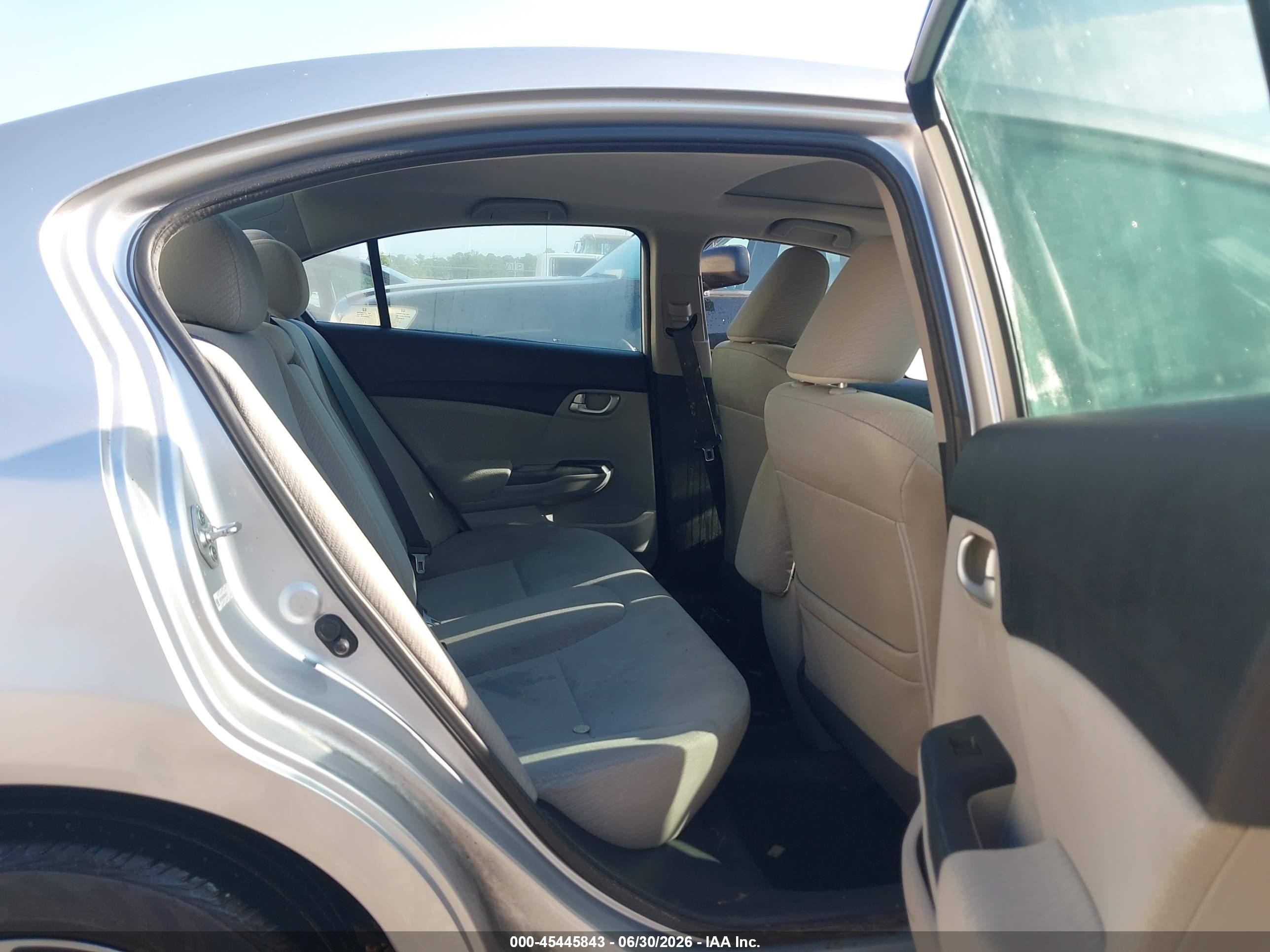 2013 Honda Civic Ex Silver vin: 19XFB2F89DE059123