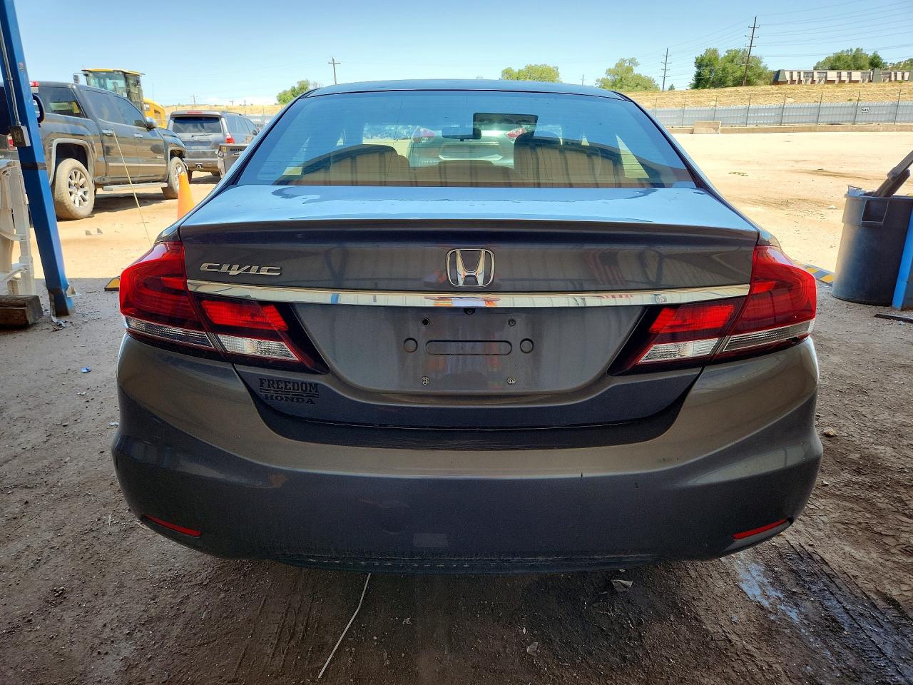 2013 Honda Civic Ex Gray vin: 19XFB2F89DE074799