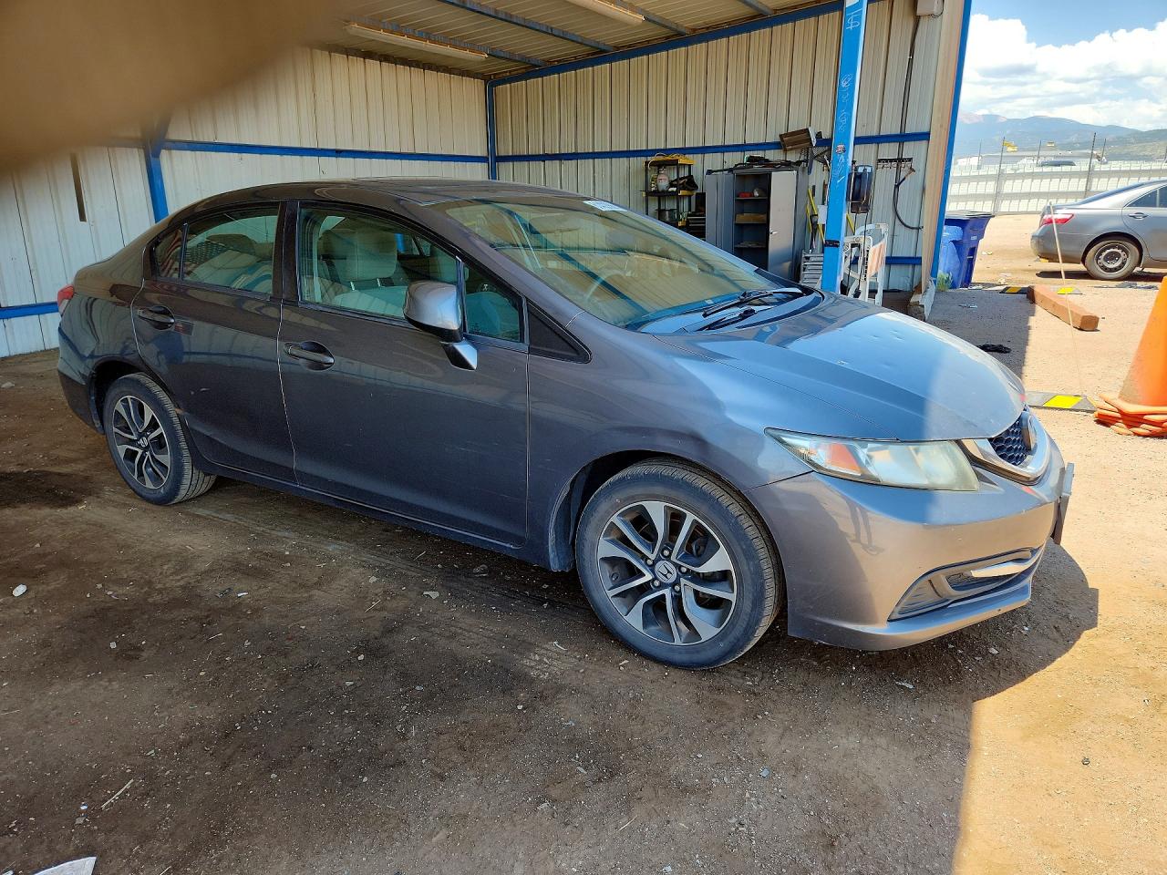2013 Honda Civic Ex Gray vin: 19XFB2F89DE074799