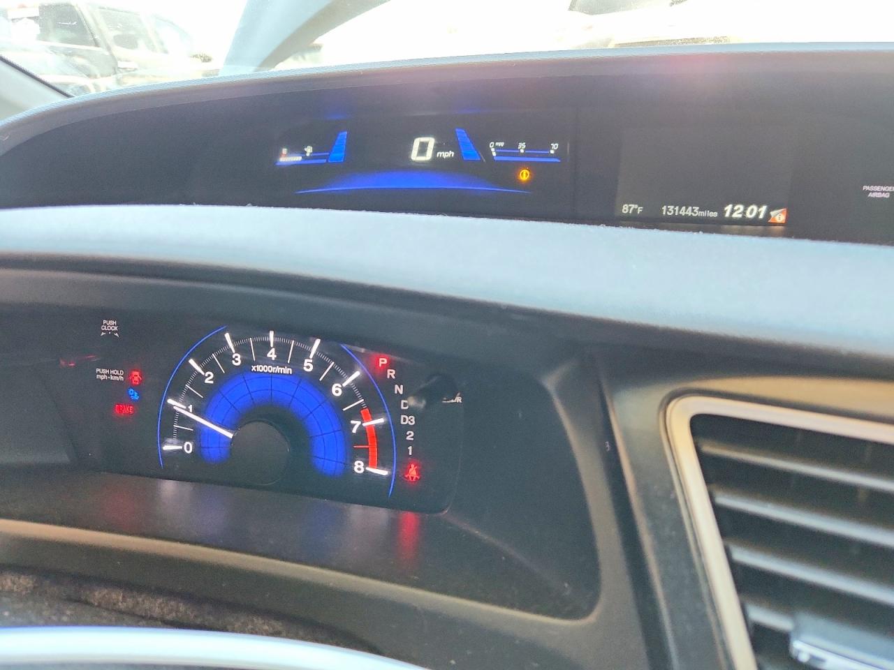 2013 Honda Civic Ex Gray vin: 19XFB2F89DE074799