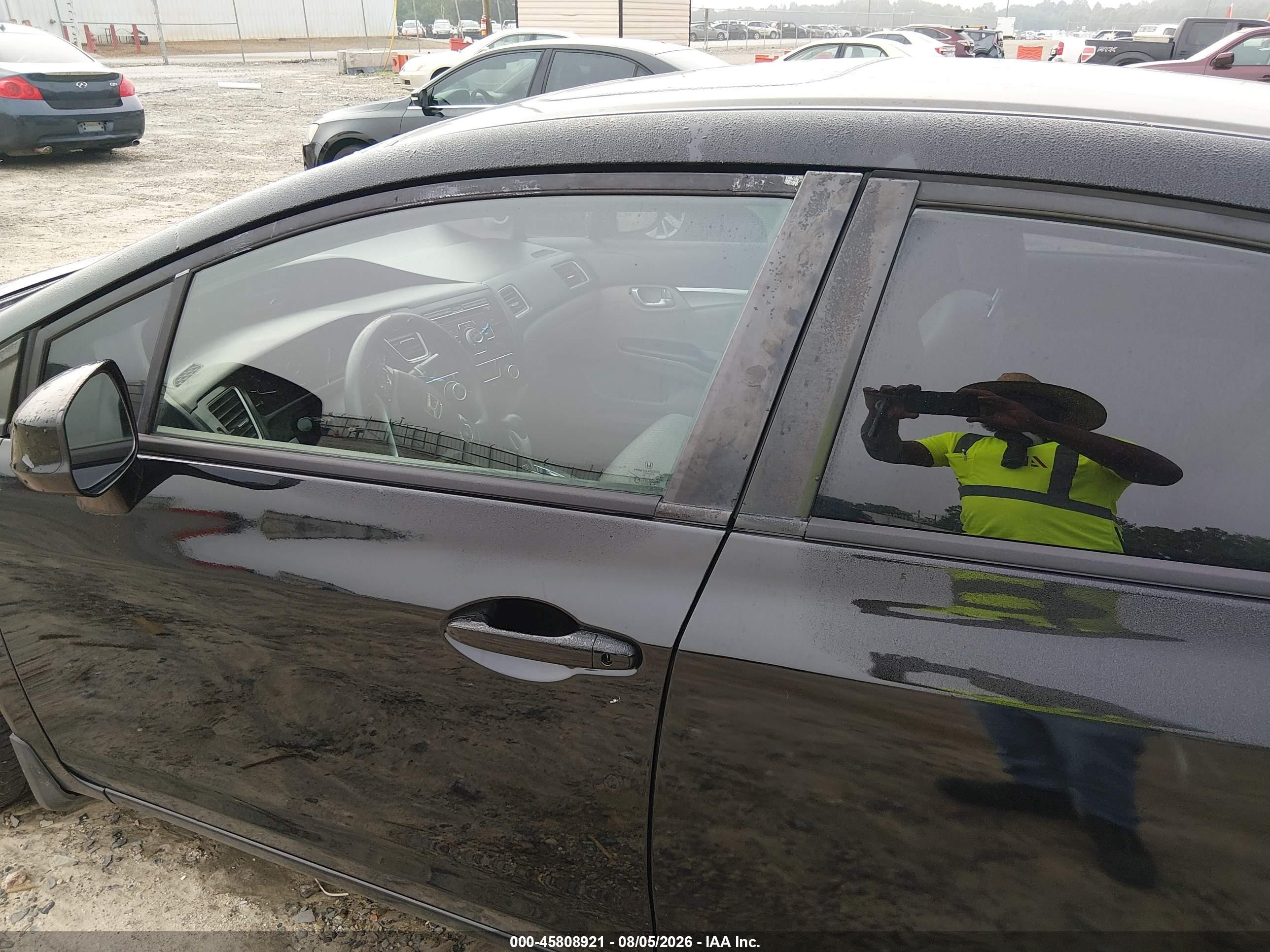 2013 Honda Civic Ex Black vin: 19XFB2F89DE078707