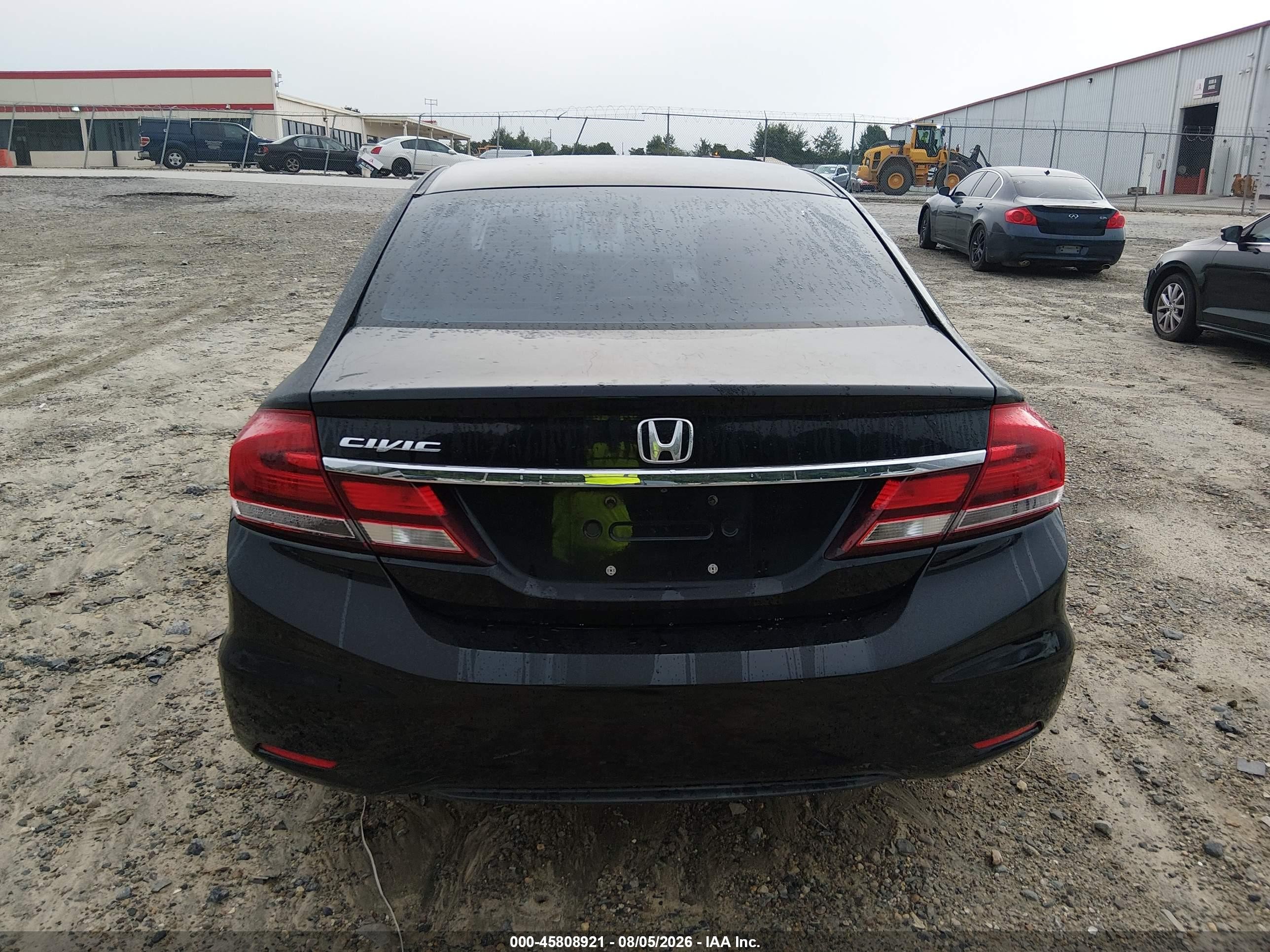 2013 Honda Civic Ex Black vin: 19XFB2F89DE078707