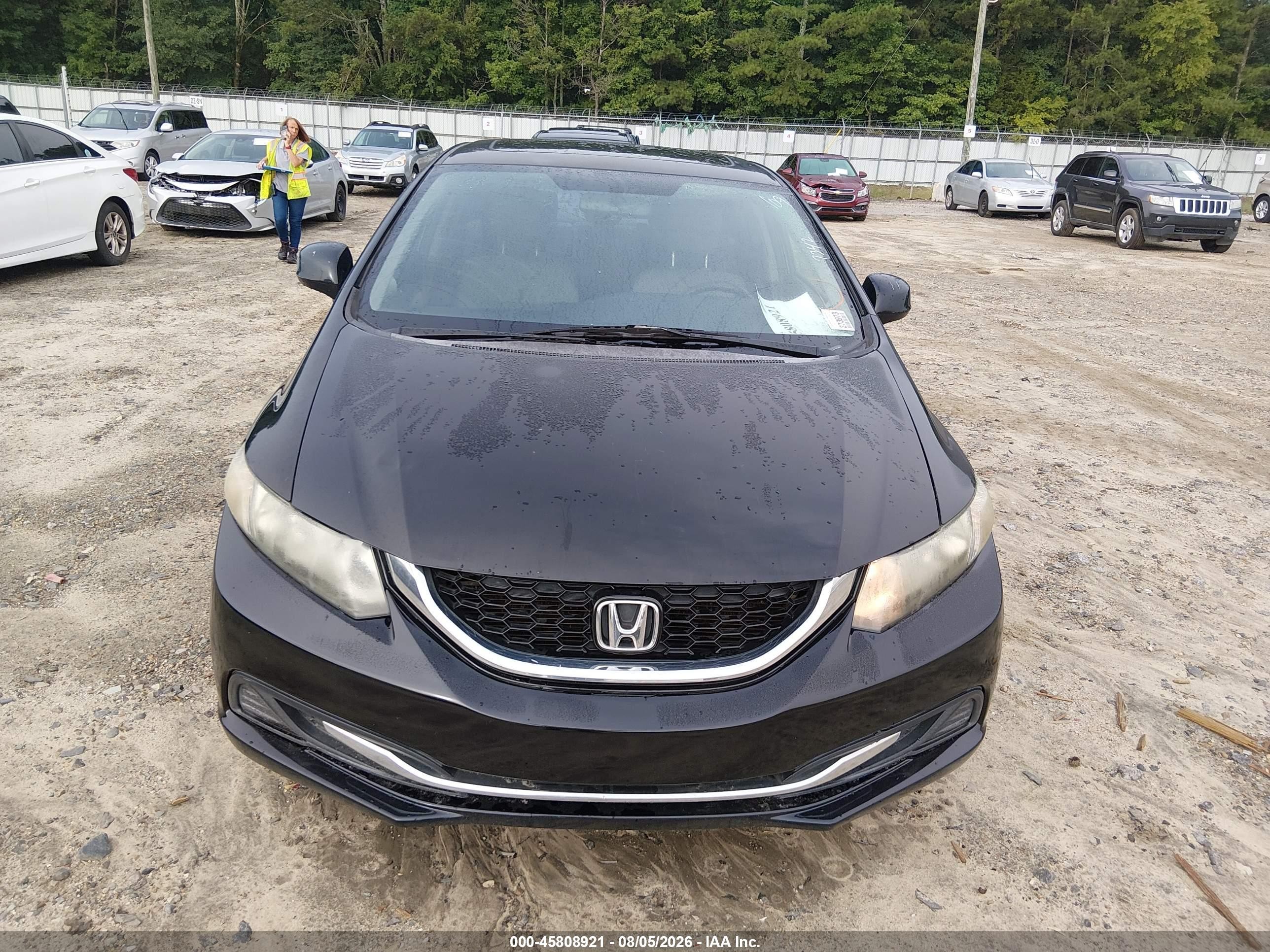 2013 Honda Civic Ex Black vin: 19XFB2F89DE078707