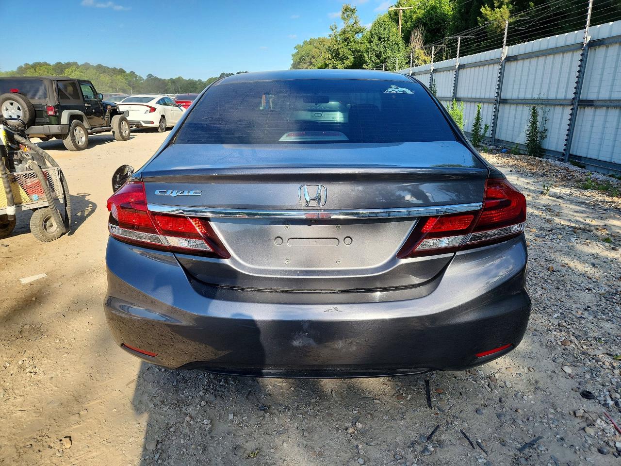 2013 Honda Civic Ex Gray vin: 19XFB2F89DE081851