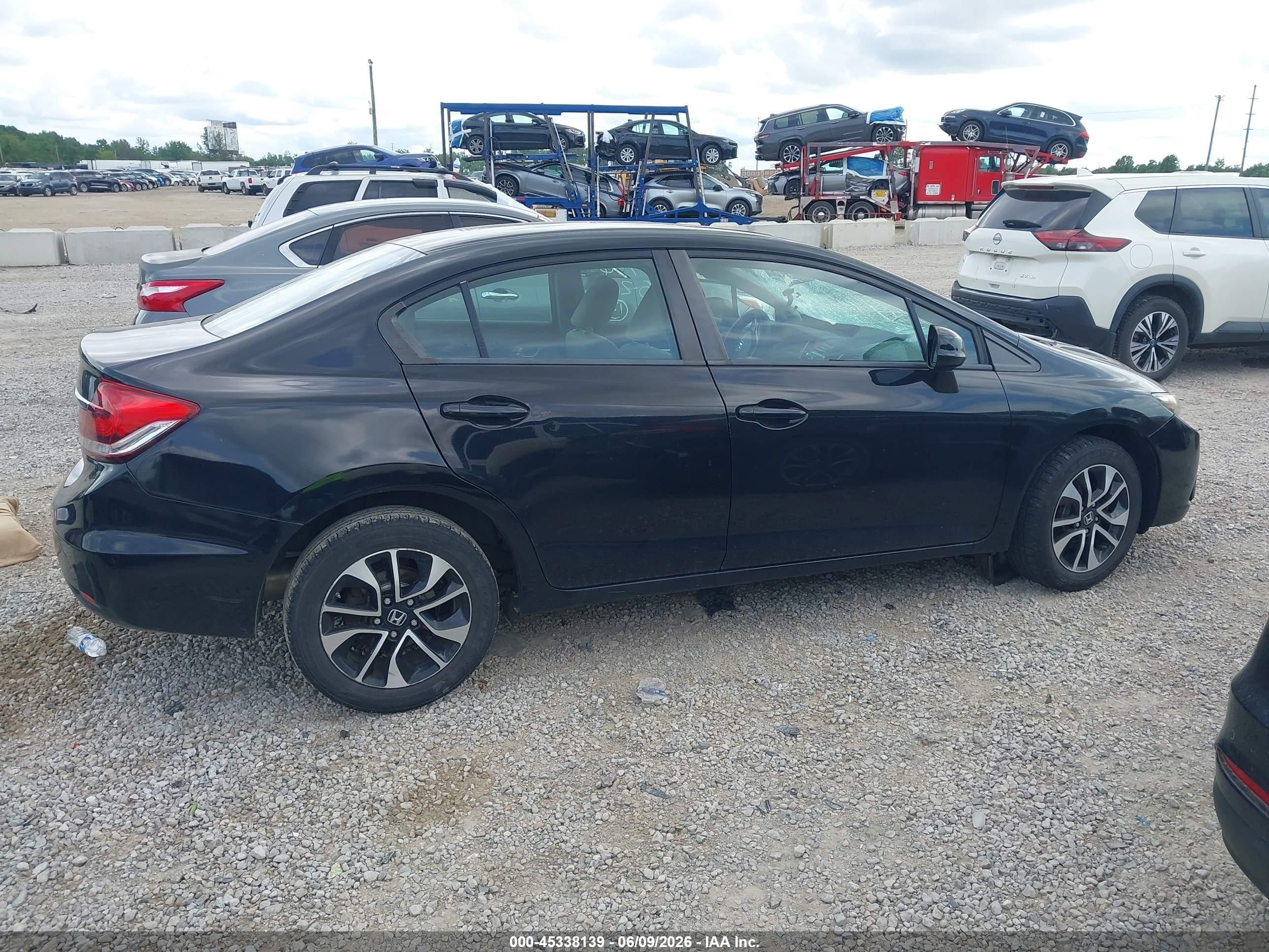 2013 Honda Civic Ex Gray vin: 19XFB2F89DE201289