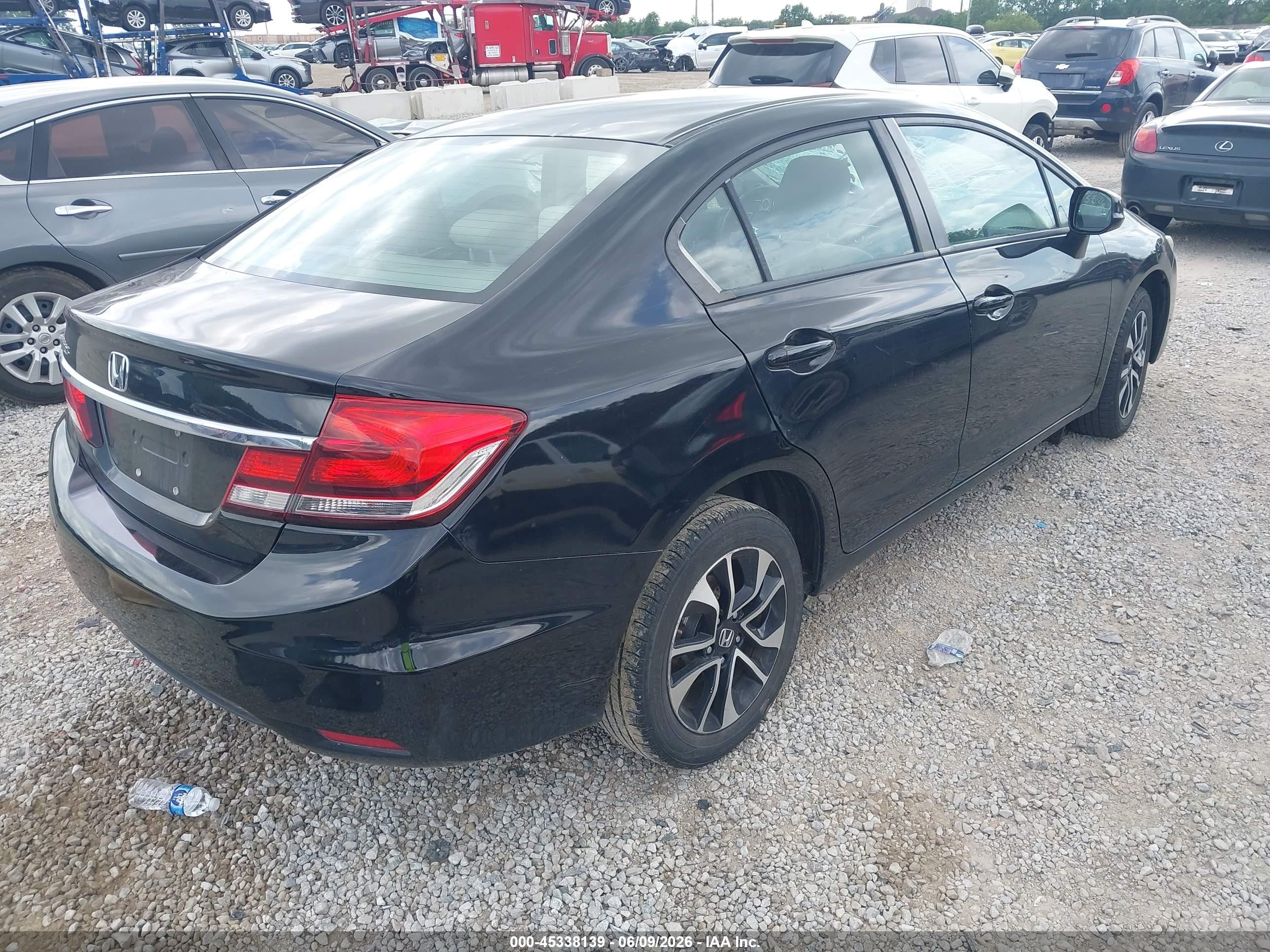 2013 Honda Civic Ex Gray vin: 19XFB2F89DE201289