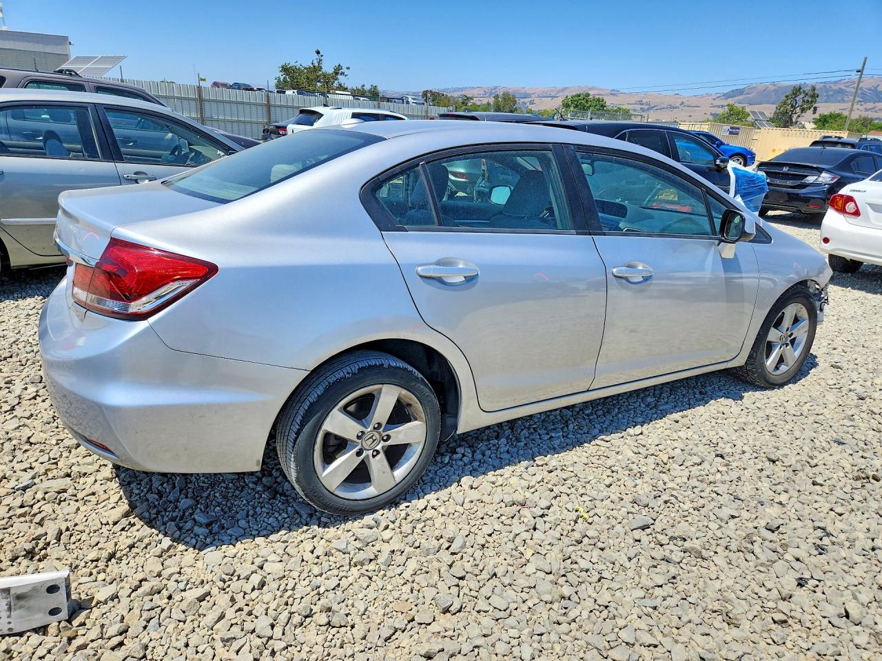 2013 Honda Civic Ex Silver vin: 19XFB2F89DE211868