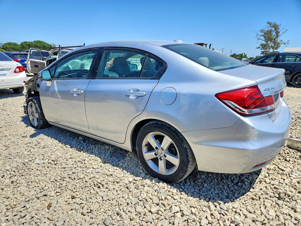 2013 Honda Civic Ex Silver vin: 19XFB2F89DE211868