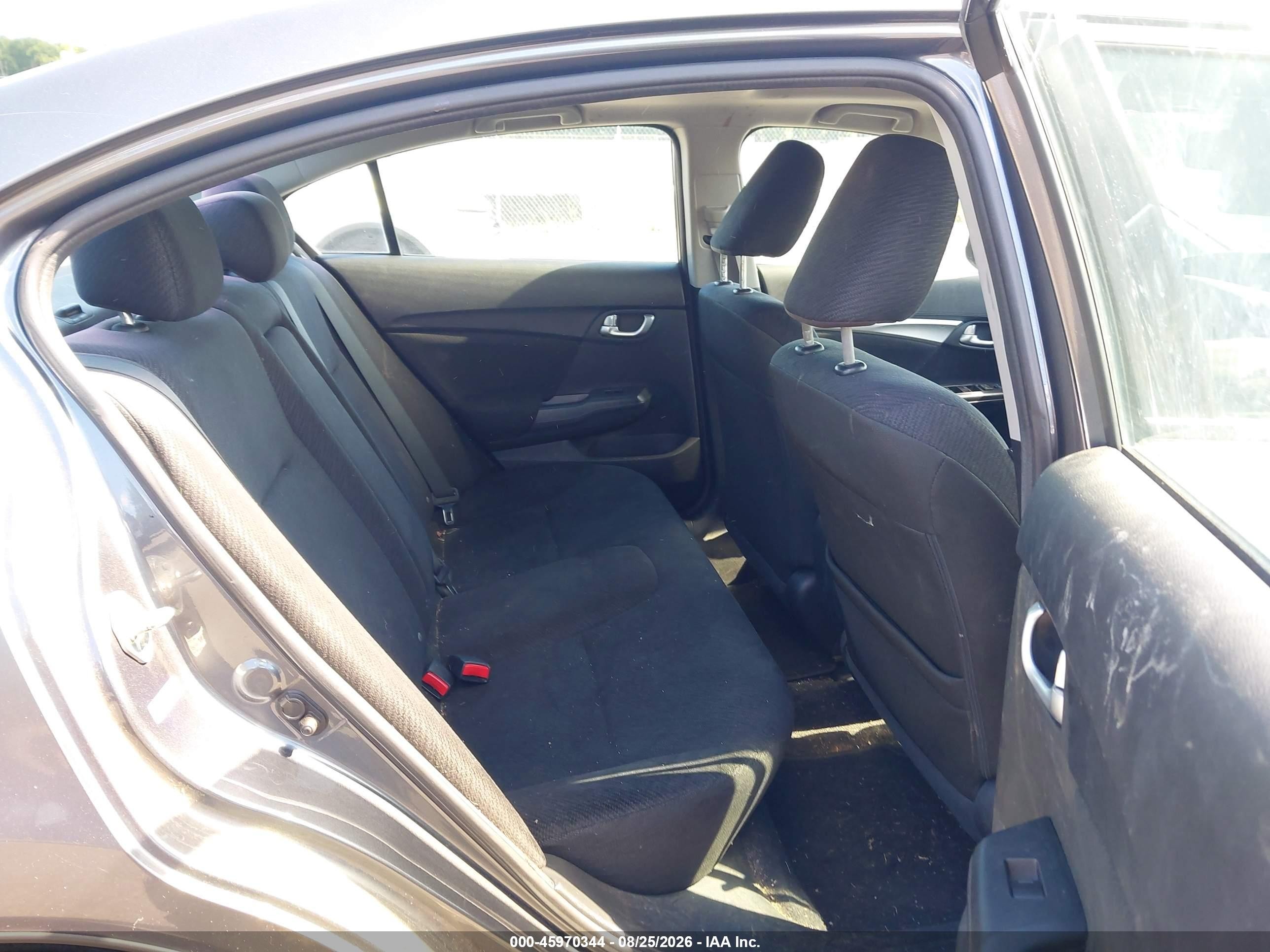 2013 Honda Civic Ex Серый vin: 19XFB2F89DE218030