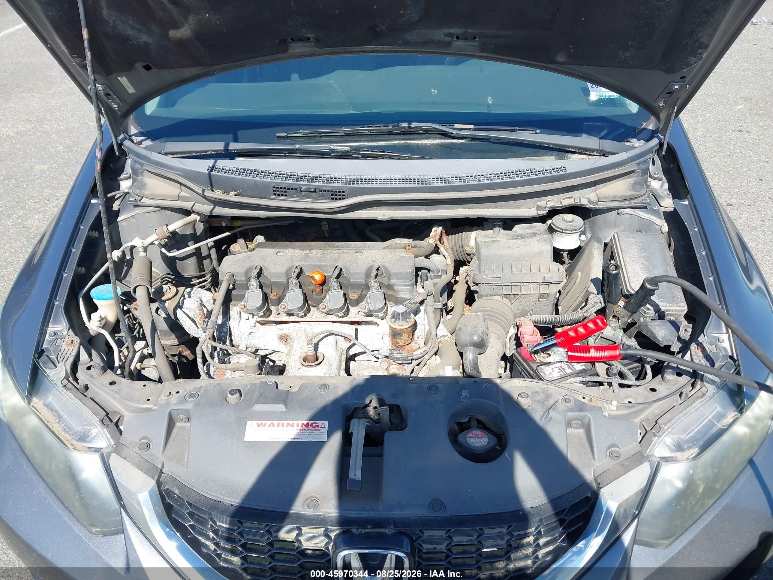 2013 Honda Civic Ex Серый vin: 19XFB2F89DE218030