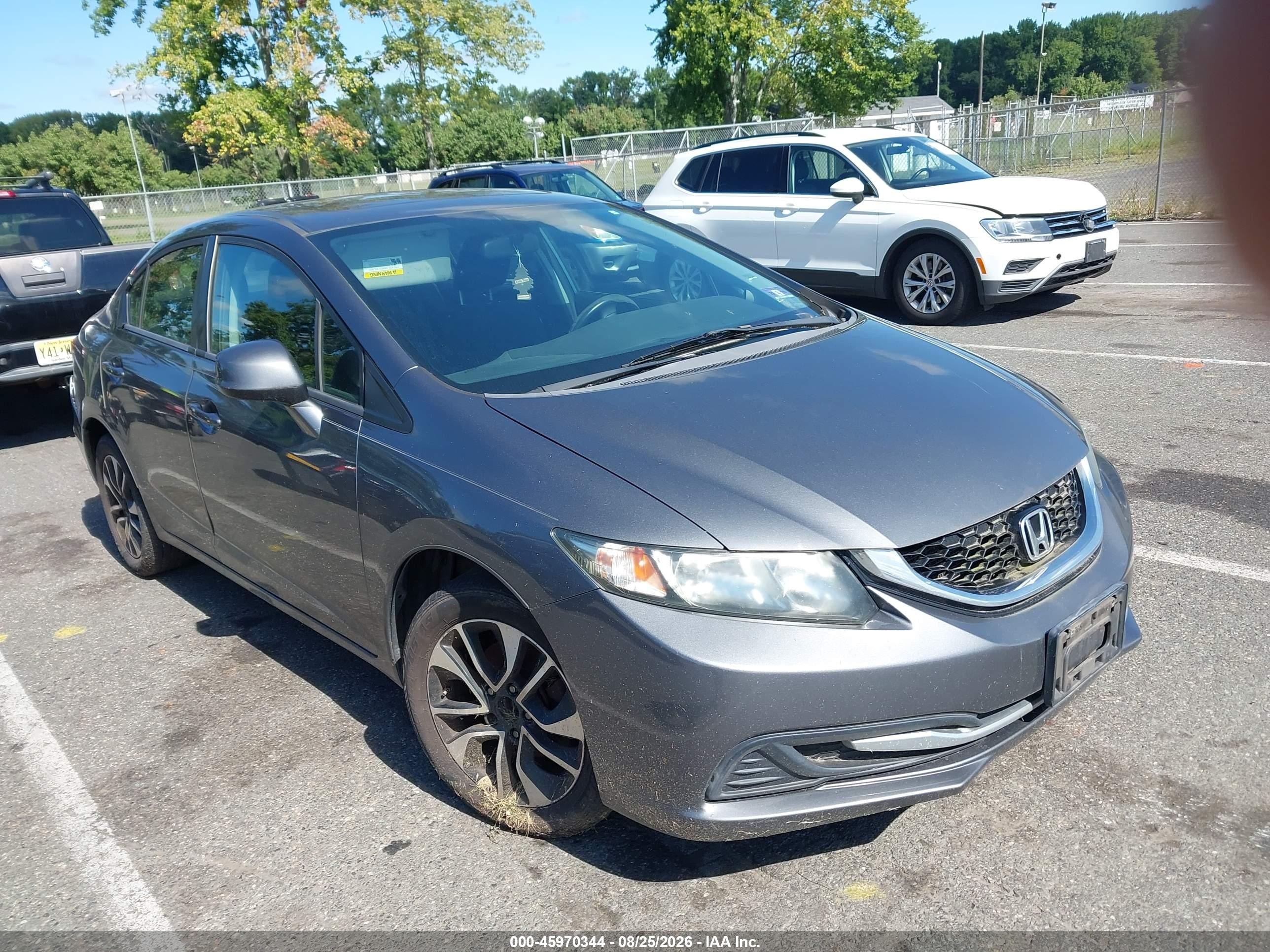 2013 Honda Civic Ex Серый vin: 19XFB2F89DE218030