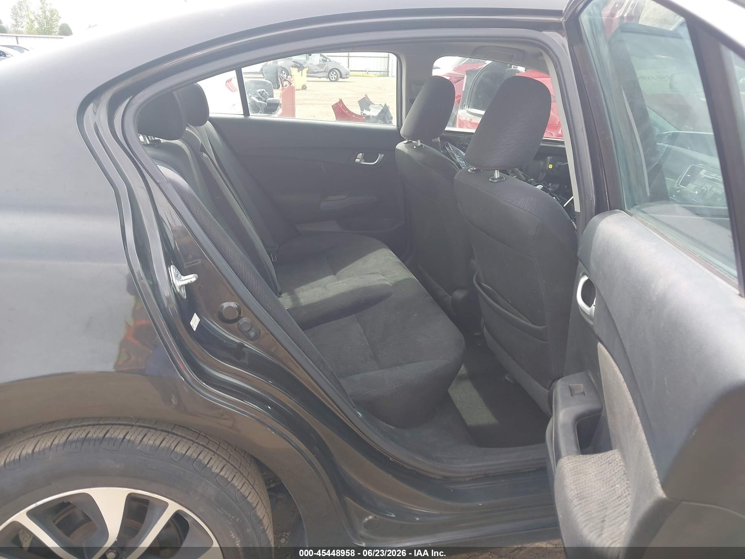 2013 Honda Civic Ex Black vin: 19XFB2F89DE230792