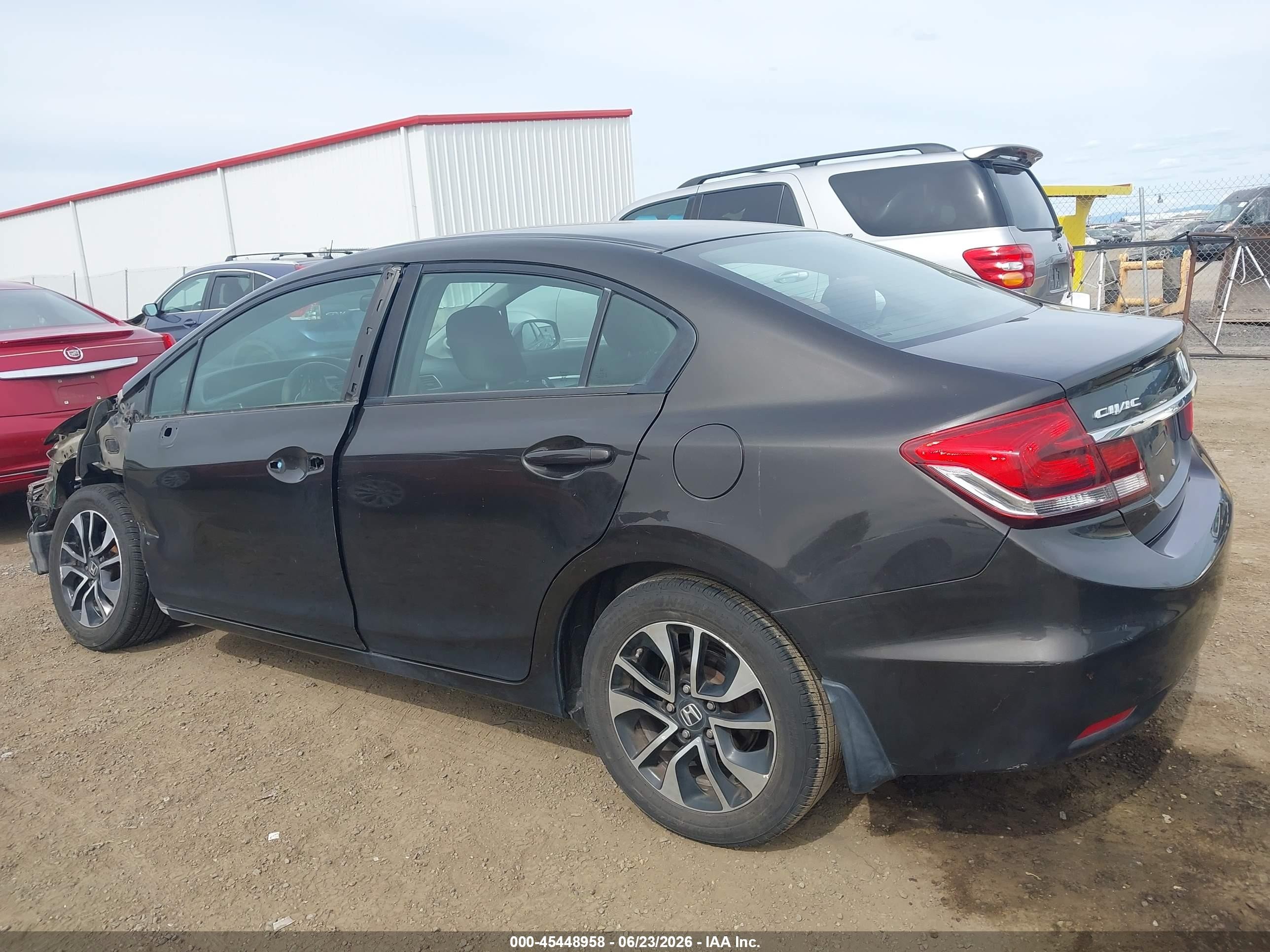 2013 Honda Civic Ex Black vin: 19XFB2F89DE230792