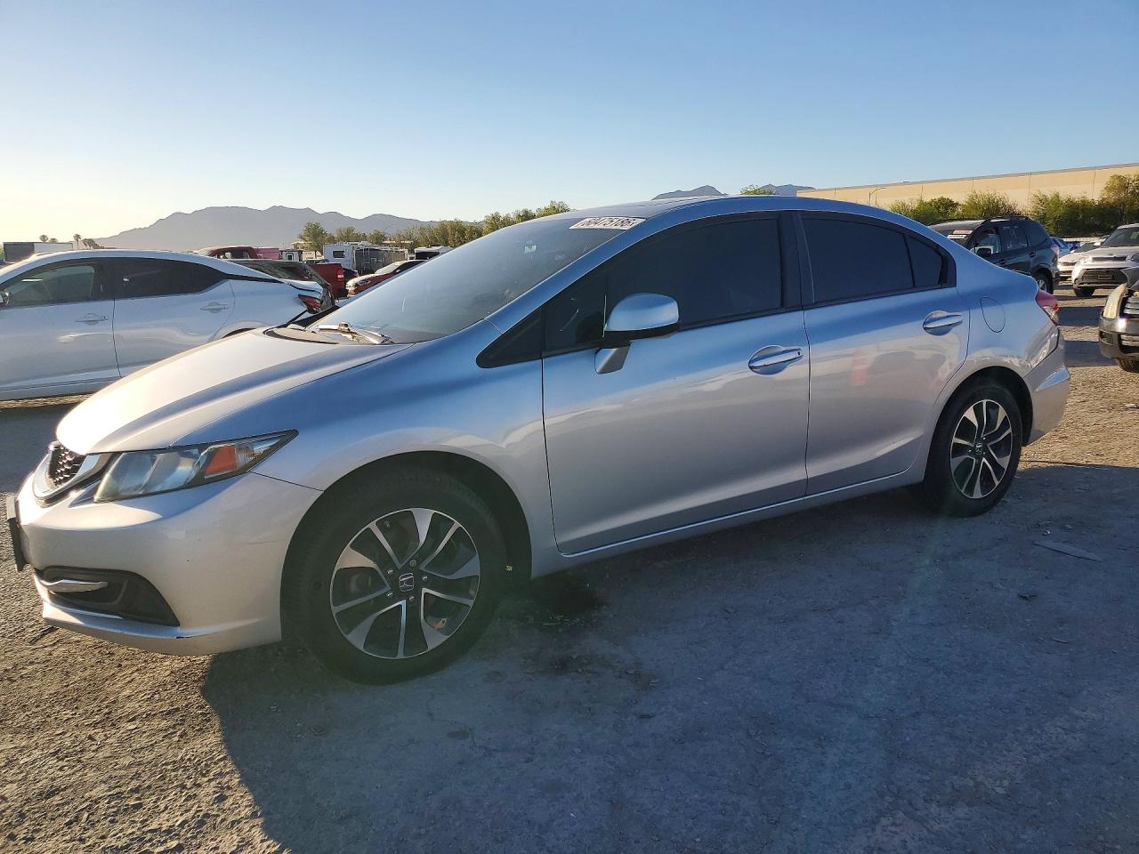 2013 Honda Civic Ex Silver vin: 19XFB2F89DE237600